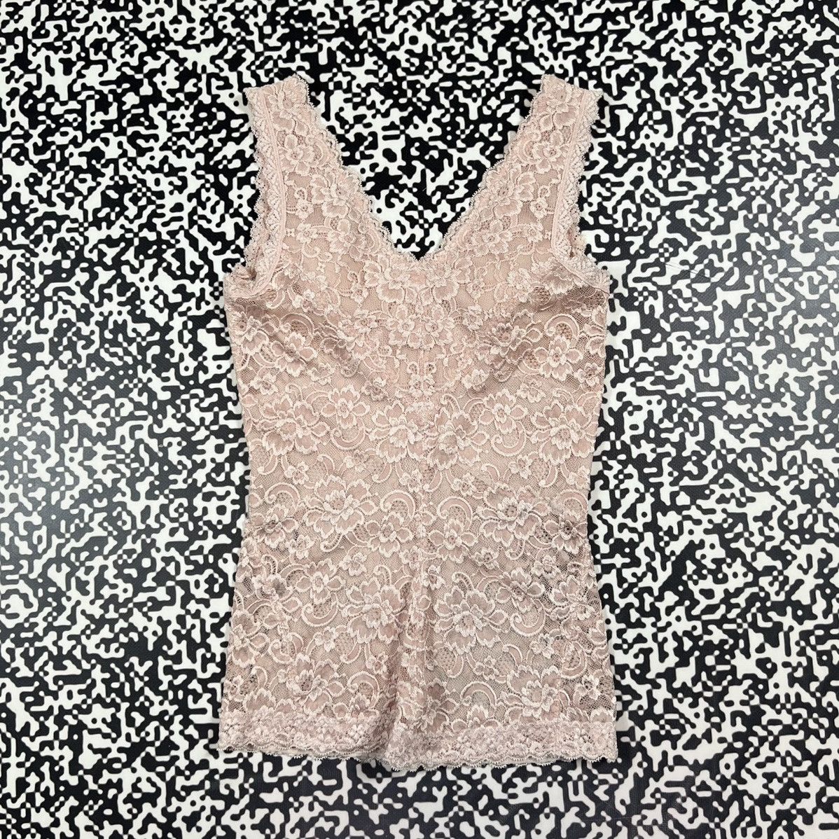 Japanese Brand Vintage Y2K Sexy Mesh Floral Style Retro Tank Top Sleeveless Size S / US 4 / IT 40 - 11 Thumbnail