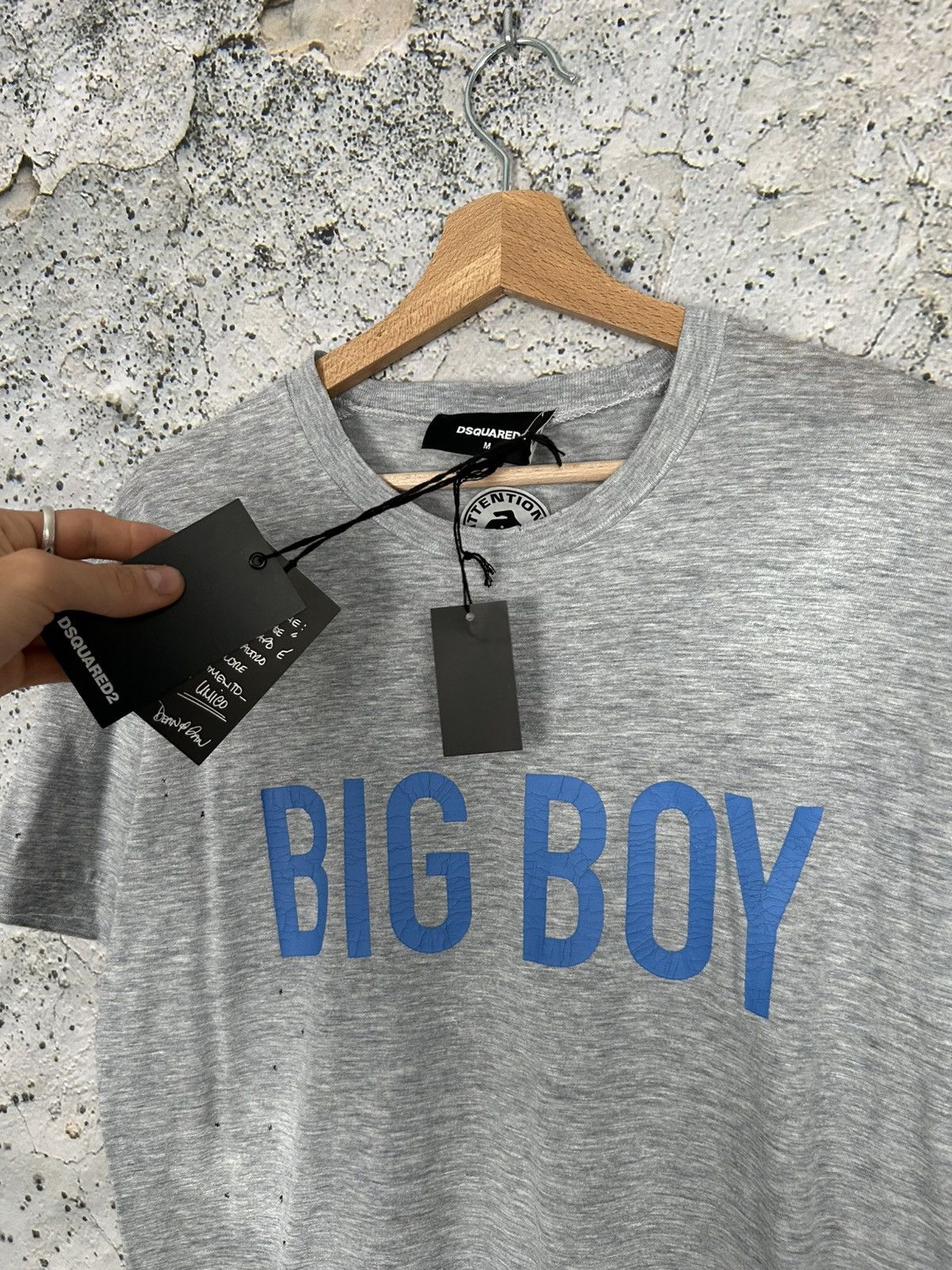Dsquared2 Dsquared2 Big Boy Distressed Avant Garde Graphic Tee Rare Size US M / EU 48-50 / 2 - 4 Thumbnail