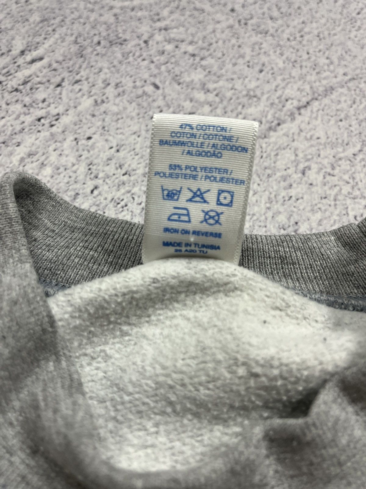 Russell Athletic × Vintage Vintage 90s y2k Russell Athletic Sweatshirt Boxy Fit Gray Size US S / EU 44-46 / 1 - 8 Thumbnail