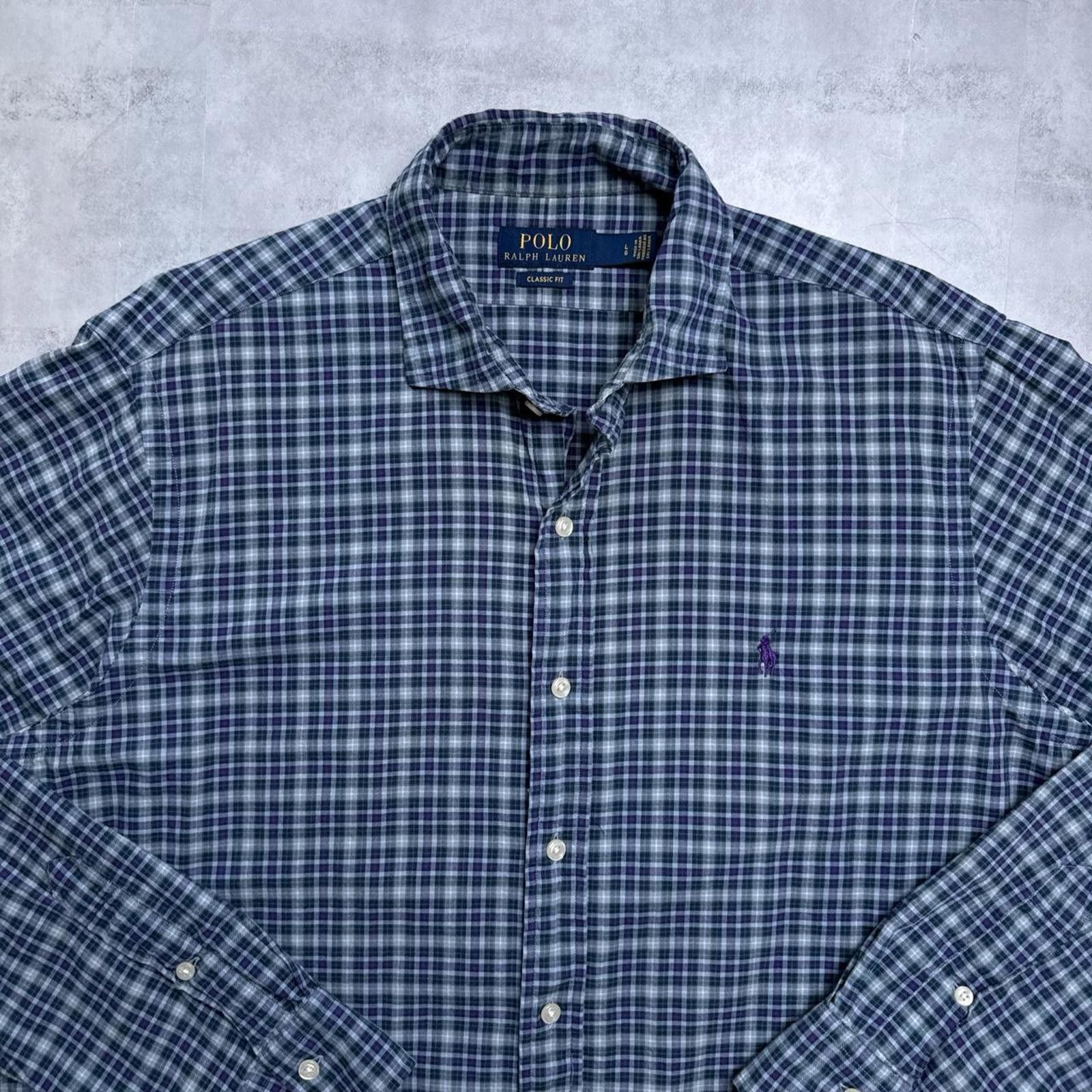 Polo Ralph Lauren Y2K Polo Ralph Lauren 00s Button Up Shirt Size US L / EU 52-54 / 3 - 2 Thumbnail