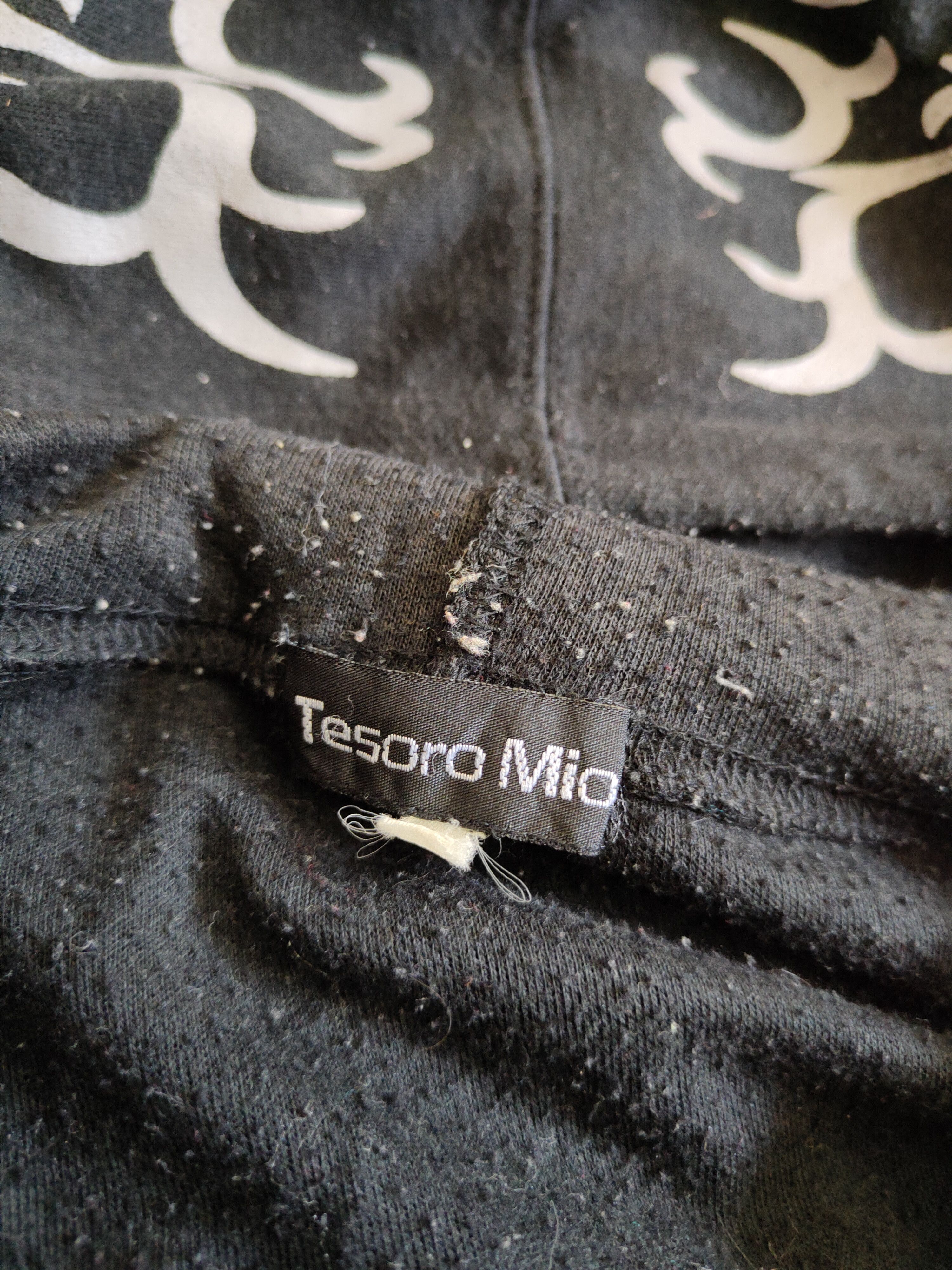 Japanese Brand Tesoro Mio Black Hoodie Sweatshirts #S2133 Size US XXL / EU 58 / 5 - 6 Thumbnail