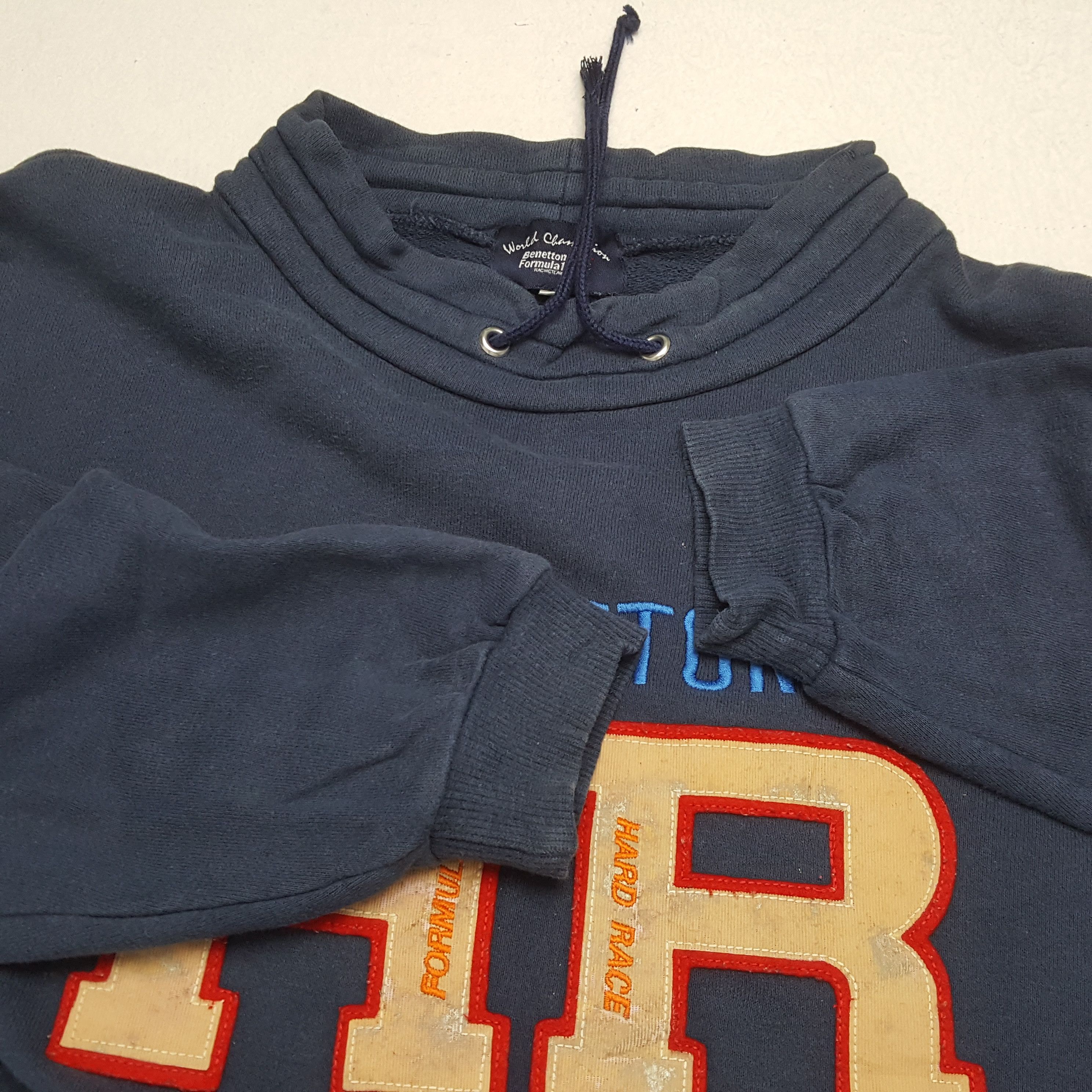Benetton × Vintage BENETTON FORMULA 1 Racing Team Sweatshirt Size US M / EU 48-50 / 2 - 8 Thumbnail