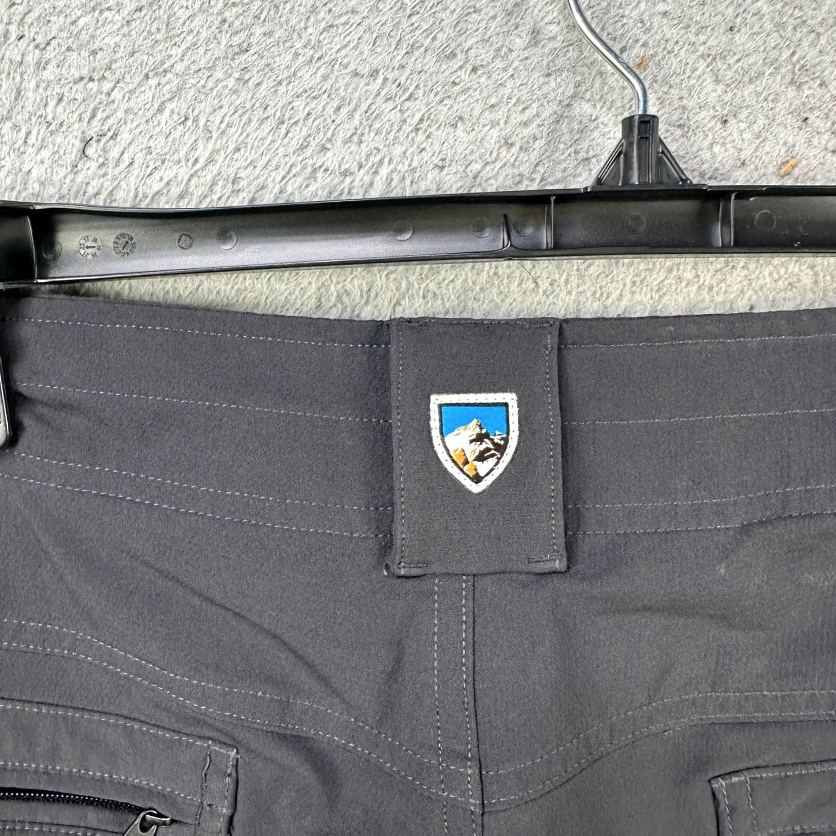 Vintage Kuhl Nylon Blend Pants Hiking Men 38X30 Black Flat Front Straight Travel Stretch Size US 38 / EU 54 - 4 Thumbnail