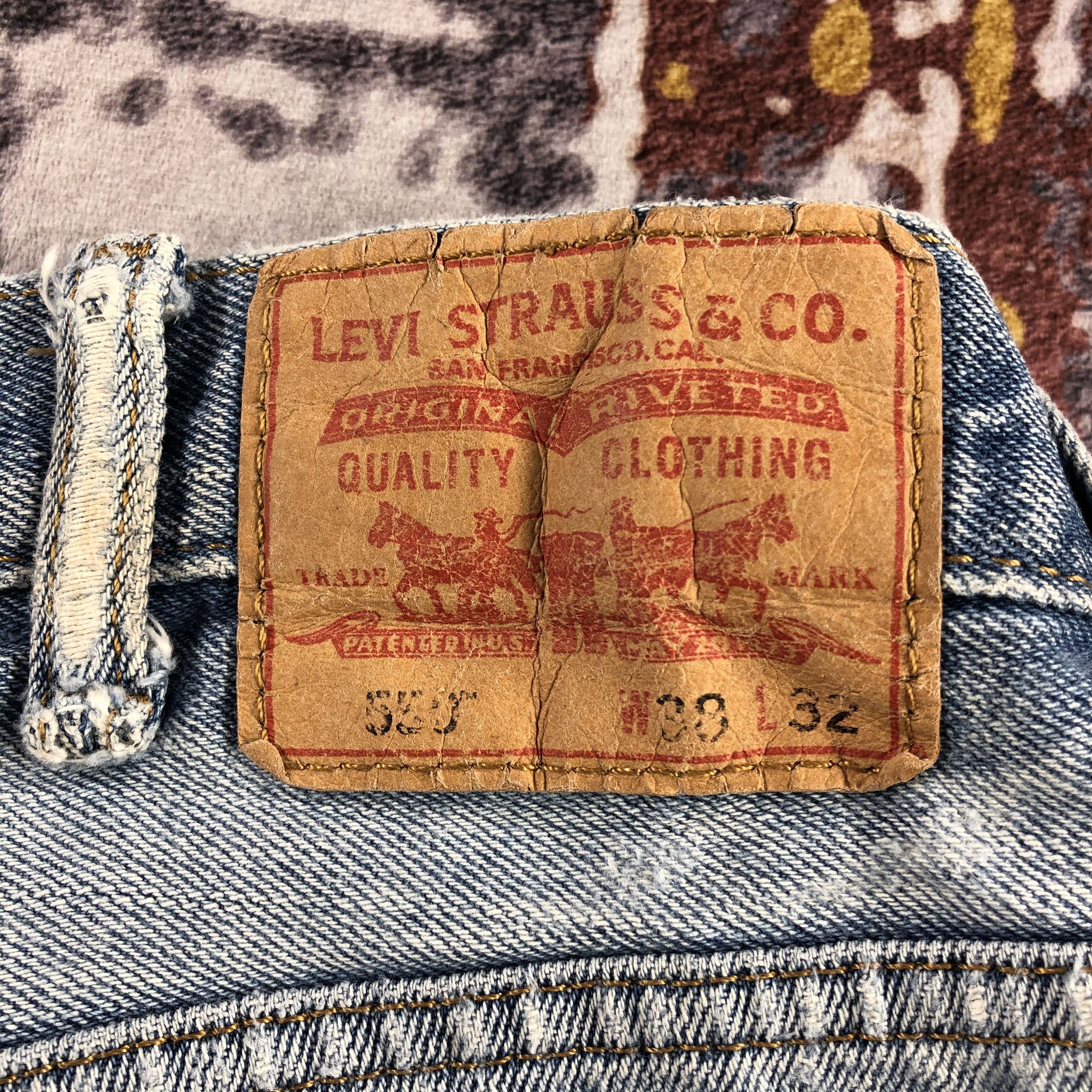 Levi's × Vintage Vintage Blue Wash Levis 550 Jeans-JM3080 Size US 37 - 7 Thumbnail
