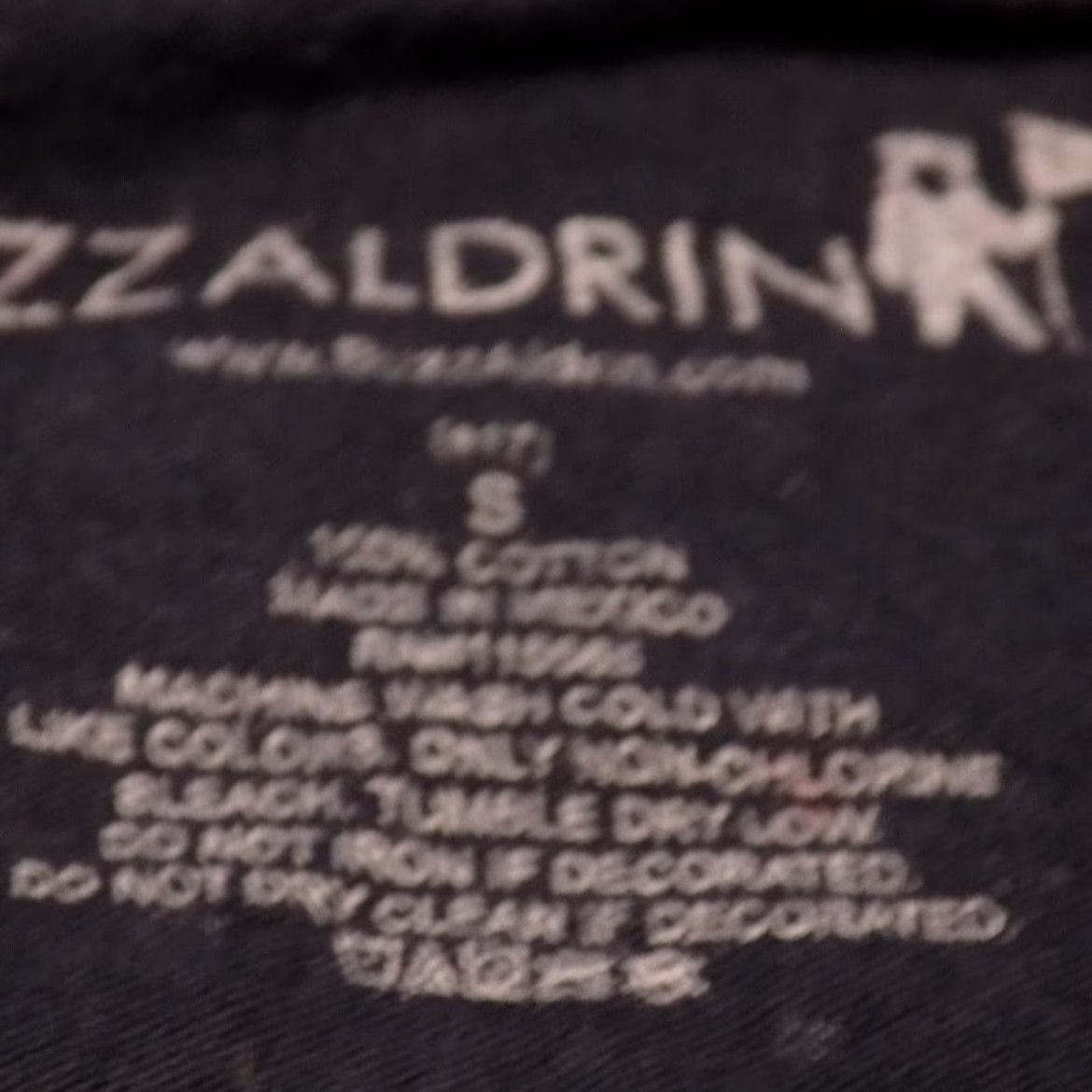 NASA Buzz Aldrin NASA All Over Print T-Shirt Black S Mens Size US S / EU 44-46 / 1 - 4 Thumbnail