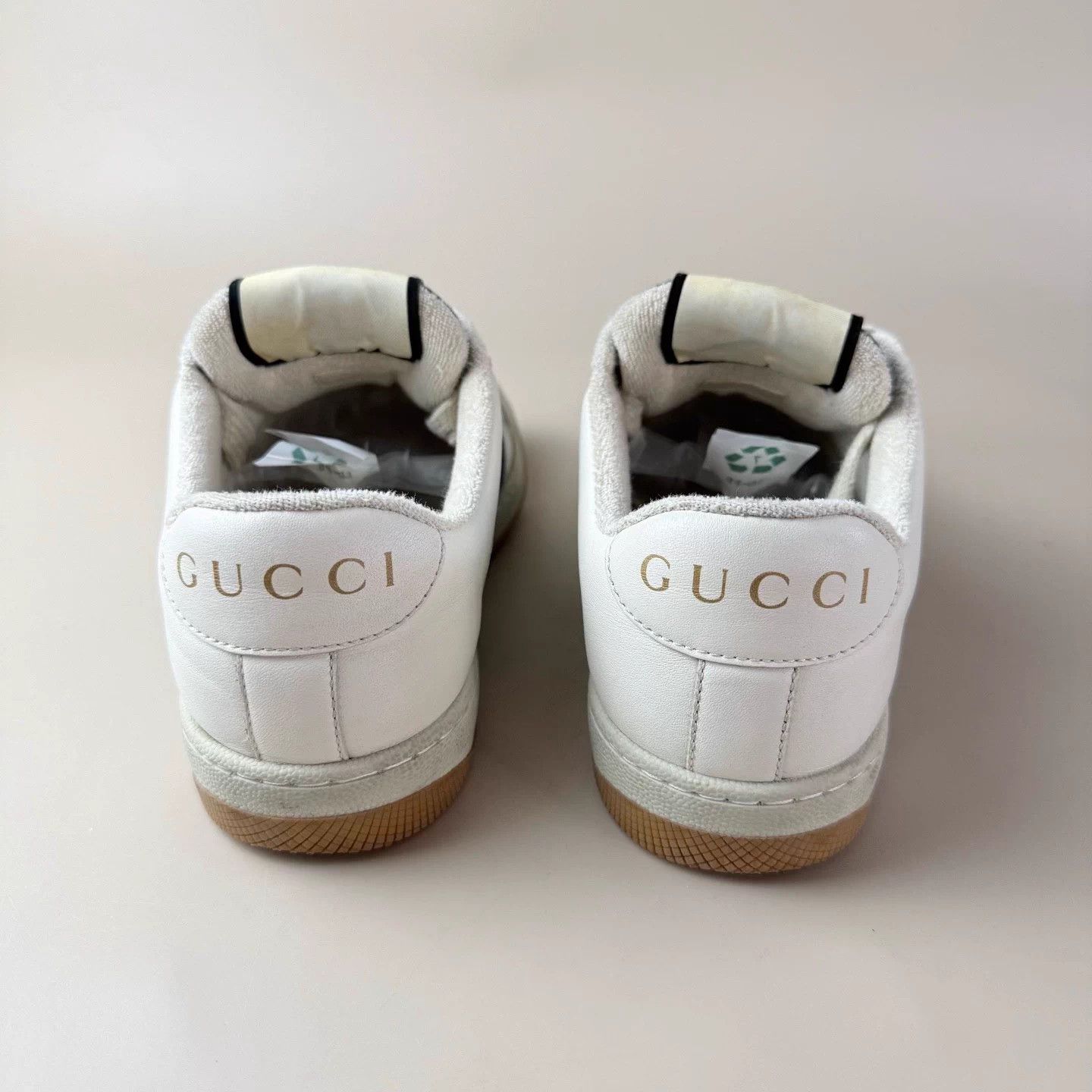 Gucci GUCCI Denim Double G Enamel Distressed Women's 36.5 95 New Size US 5.5 / IT 35.5 - 3 Thumbnail