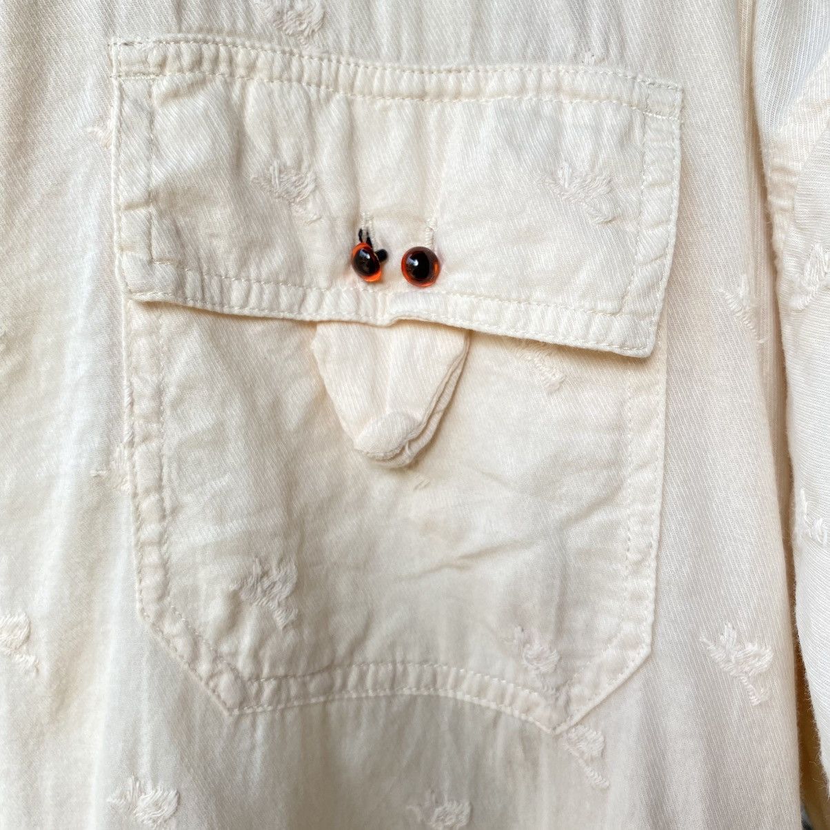 mercibeaucoup Mercibeaucoup, Peach Oversized Button-Down Shirt with Pocket Size XL / US 12-14 / IT 48-50 - 16 Thumbnail