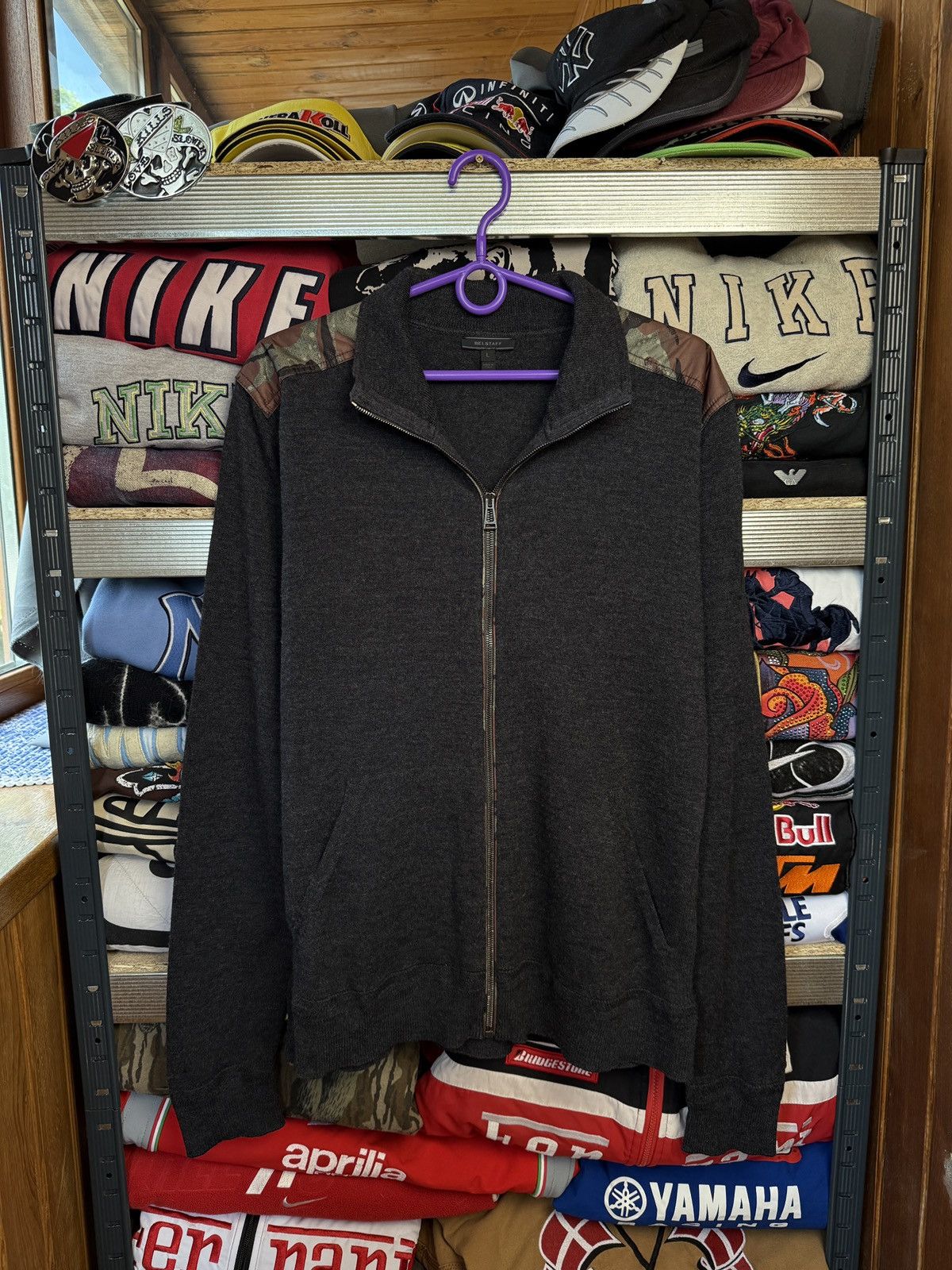 Belstaff zip up Hoodie