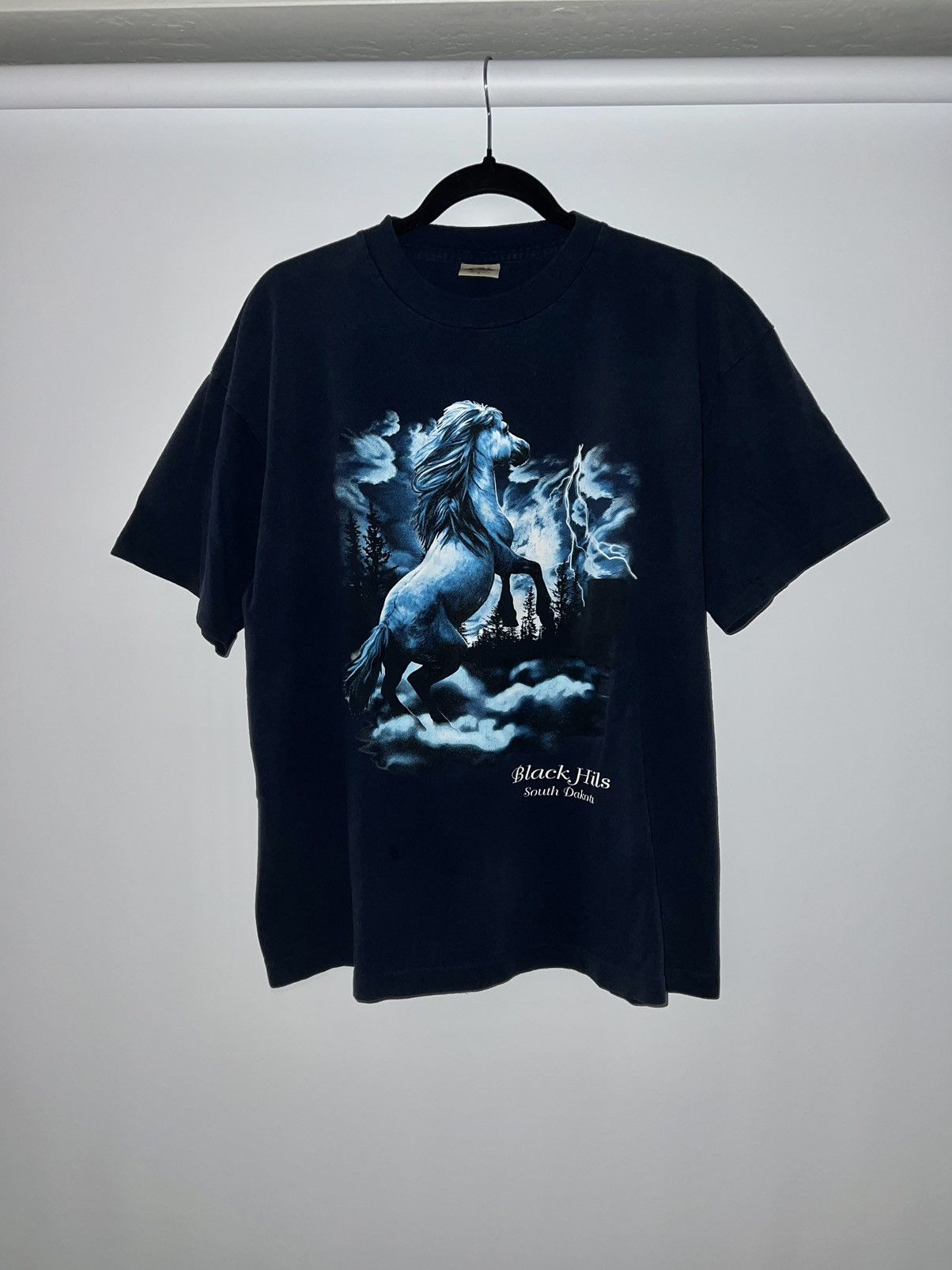 Vintage Vintage South Dakota Horse Graphic Tee Size US XL / EU 56 / 4 - 1 Thumbnail