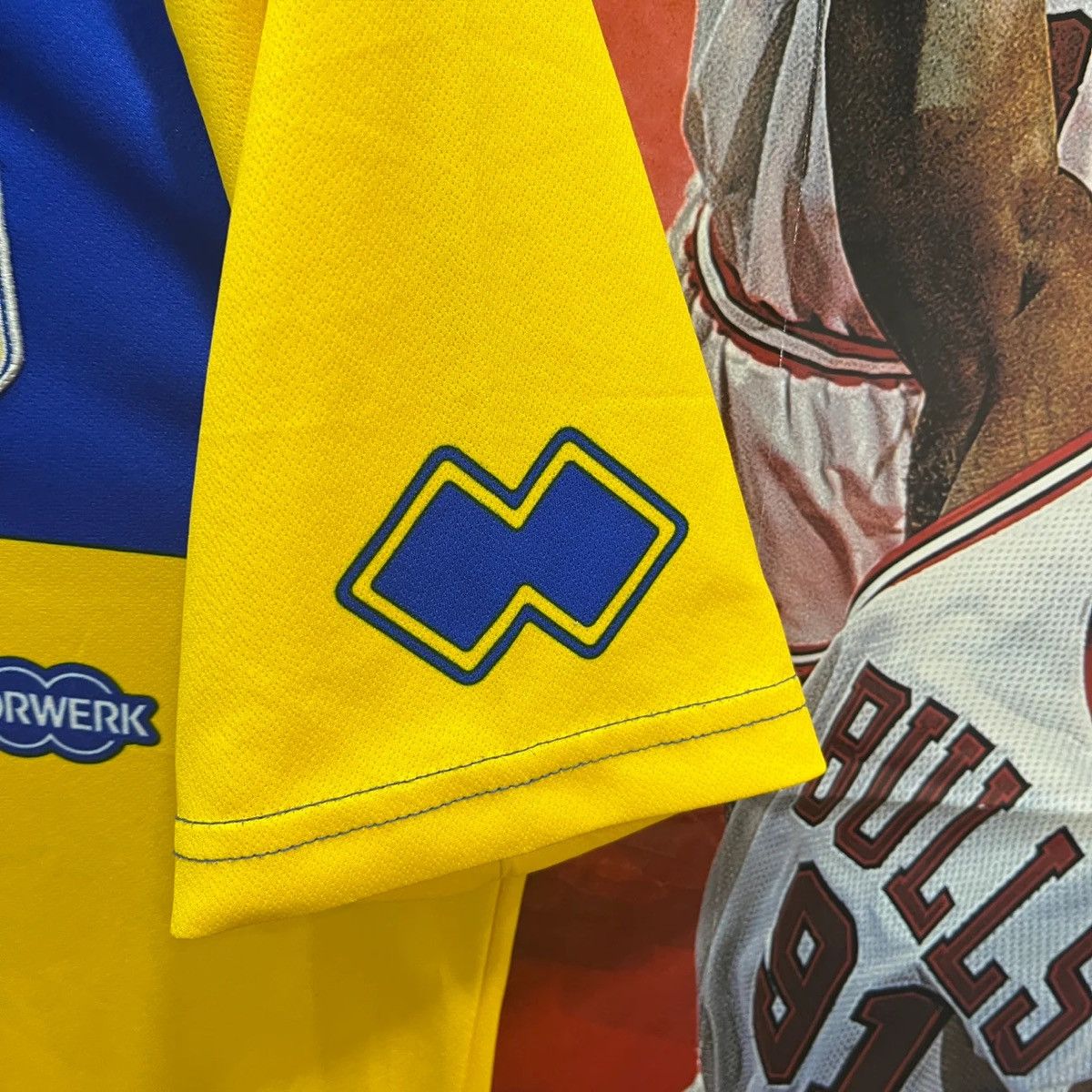 Errea Parma 2013-14 Away Parolo Match Worn Football Jersey Shirt Size US L / EU 52-54 / 3 - 8 Thumbnail
