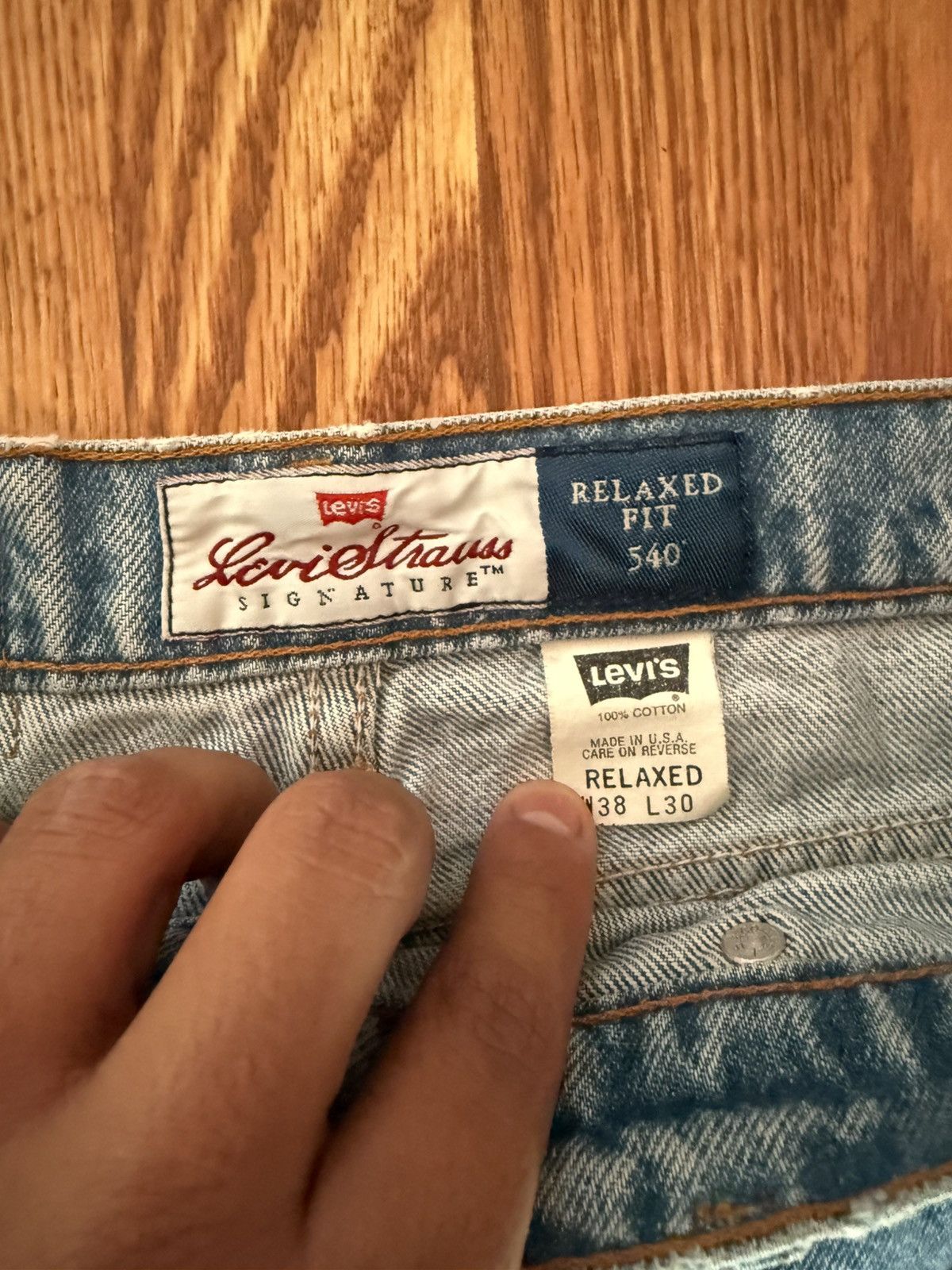 Levi's Vintage Levi’s 540 Relaxed Fit Jeans – Made in USA Size US 38 / EU 54 - 4 Thumbnail