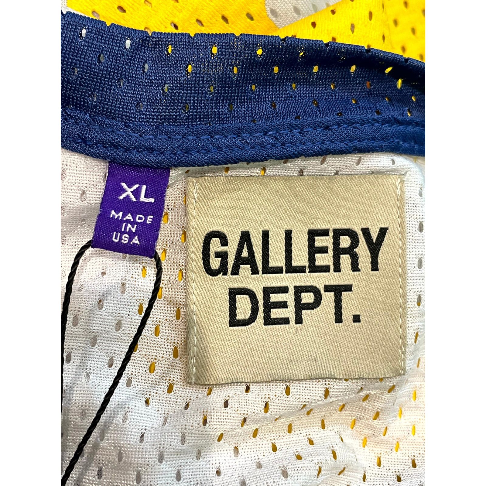 Gallery Dept. Gallery Dept Football Navy & Yellow Jersey Size US XL / EU 56 / 4 - 5 Thumbnail