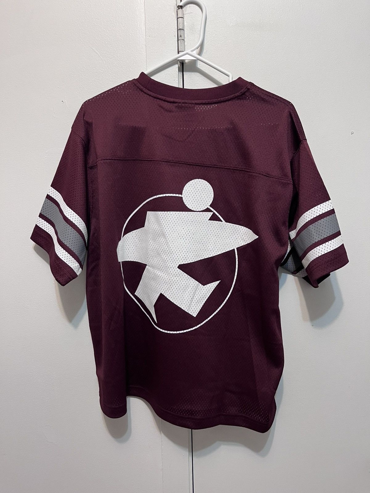 Stussy × Vintage Rare Stussy IST 35 Mesh Football Jersey Small