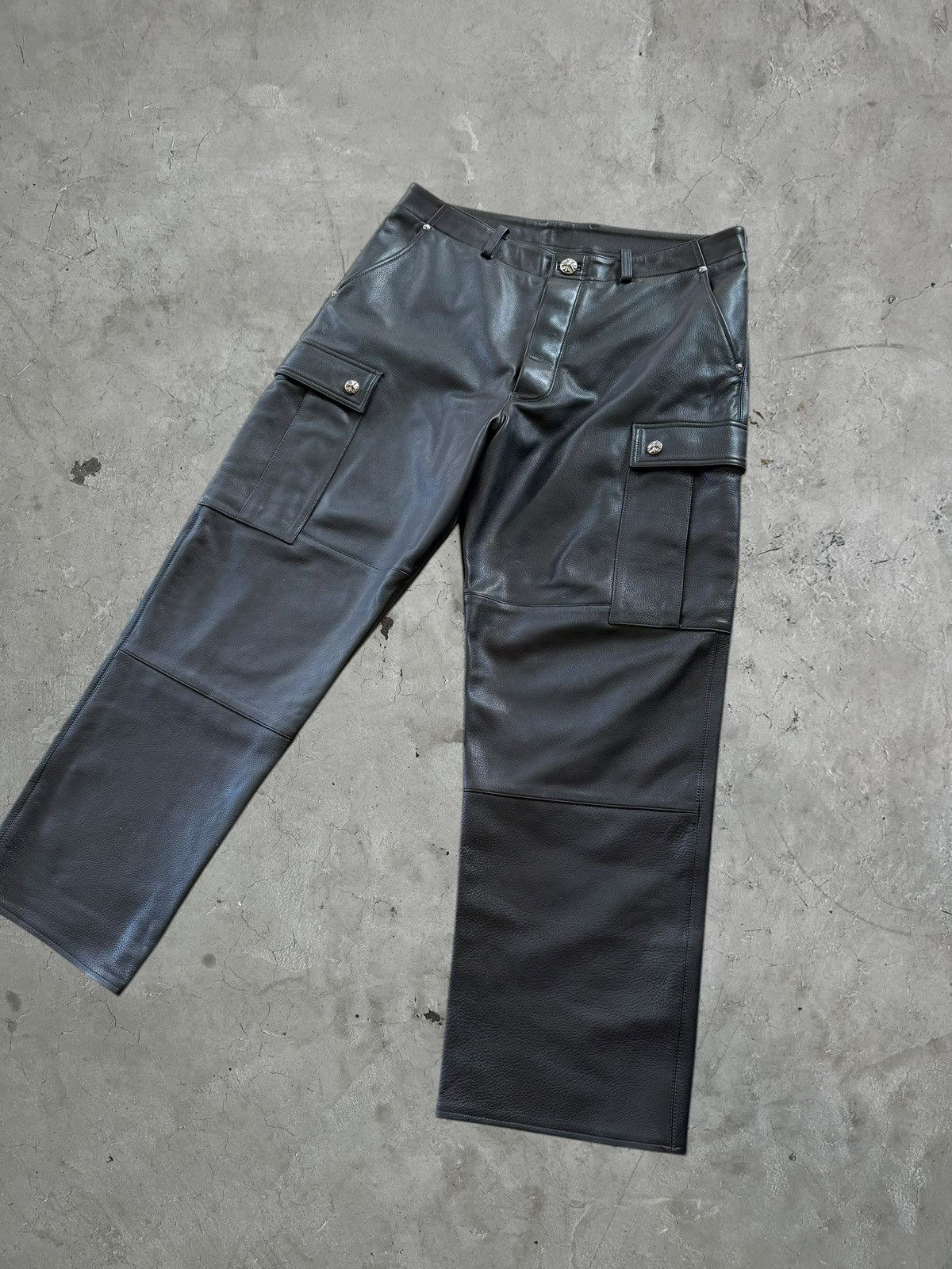 Chrome Hearts Chrome Hearts Leather Cargo Pants Size US 36 / EU 52 - 7 Thumbnail