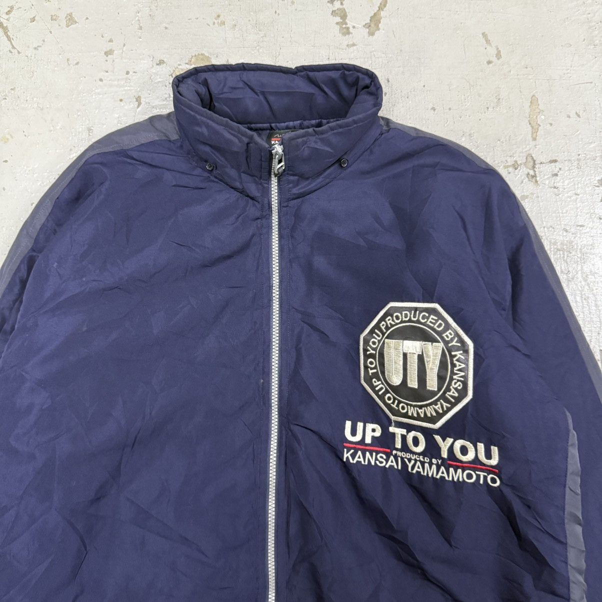 Kansai Yamamoto Vintage Up to You Kansai Yamamoto Embroidered Logo Jacket Size US L / EU 52-54 / 3 - 3 Thumbnail