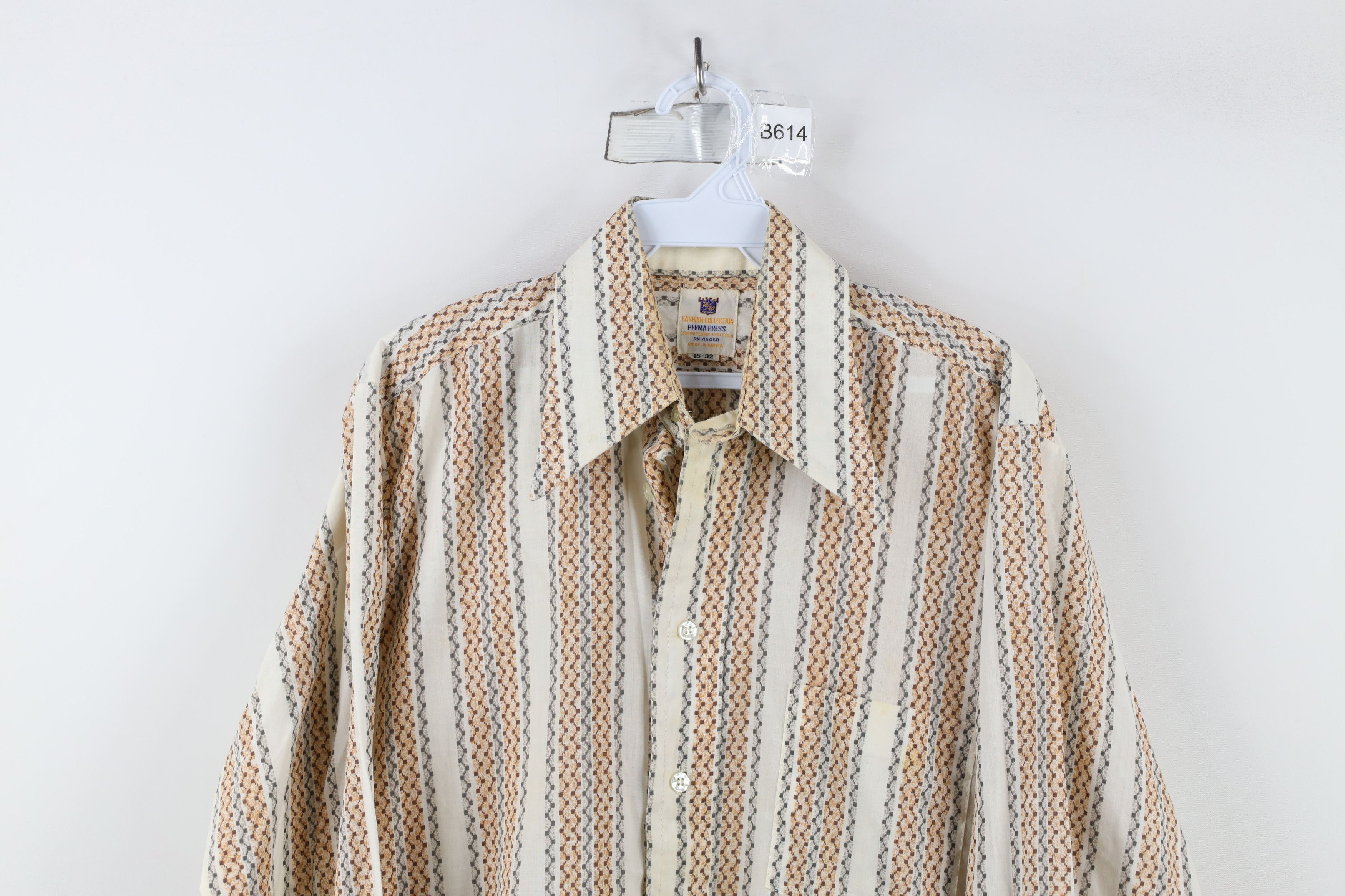 Vintage Vintage 60s 70s Streetwear Modern MCM Collared Button Shirt Size US M / EU 48-50 / 2 - 2 Thumbnail