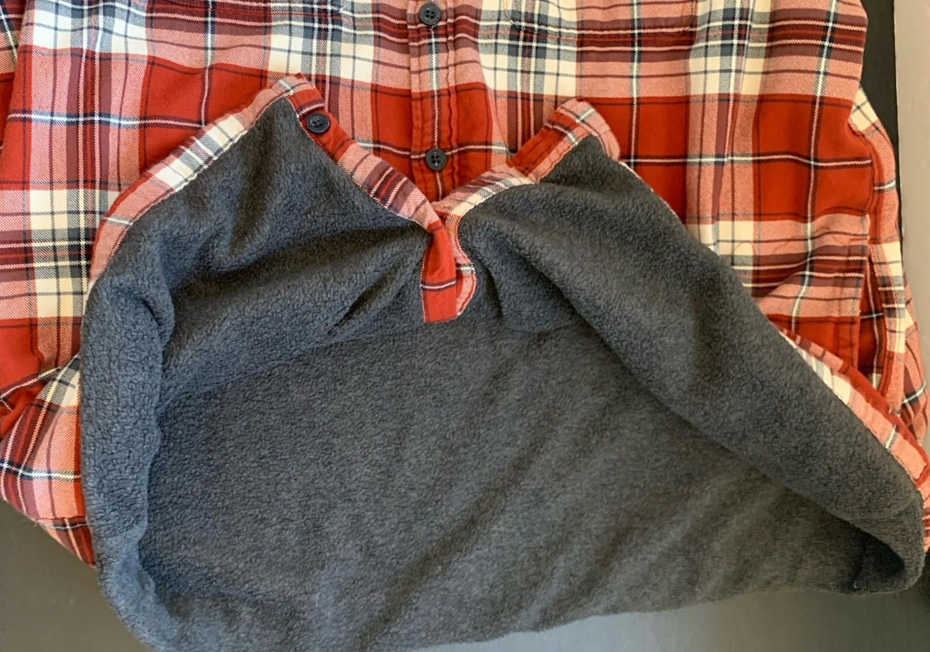 L.L. Bean LL Bean Fleece Lined Flannel Shirt Mens XXL Red Plaid Size US XXL / EU 58 / 5 - 11 Thumbnail