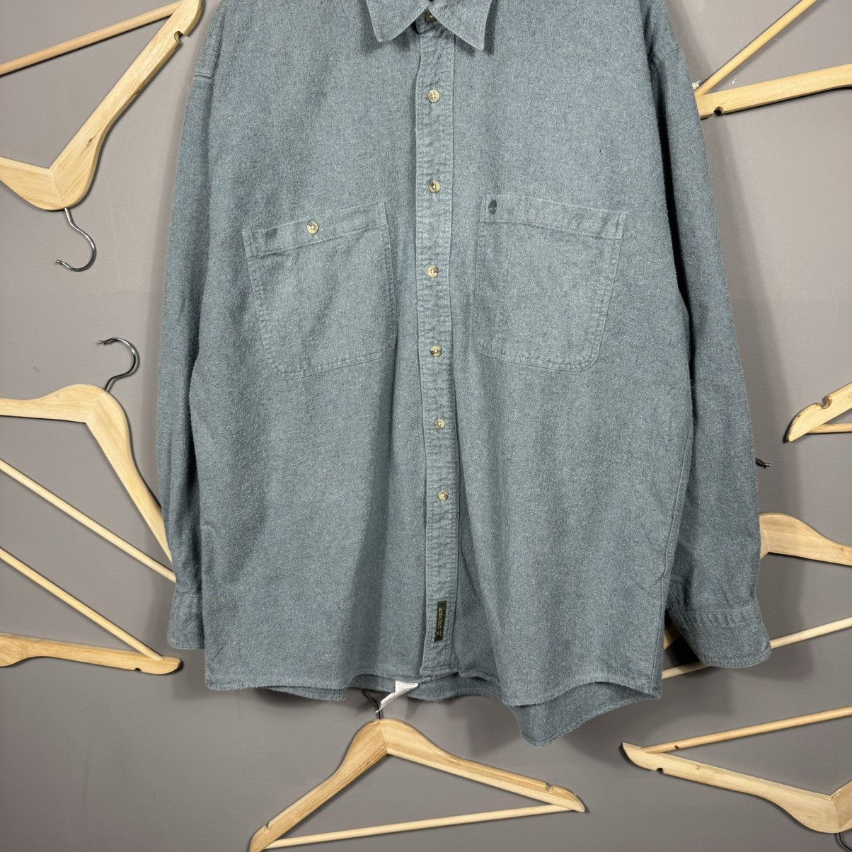 Timberland × Vintage Timberland 1994 Plaid Flannel Travis Scott Style Shirt Size US XL / EU 56 / 4 - 3 Thumbnail