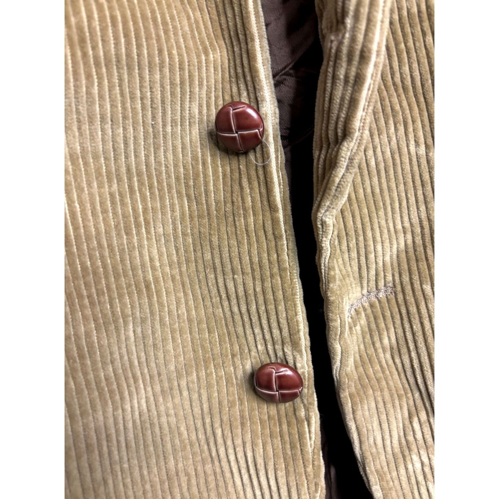 Ralph Lauren VINTAGE Ralph Lauren Chaps Polo Beige Corduroy Blazer Sportcoat Blazer Size US XXL / EU 58 / 5 - 4 Thumbnail