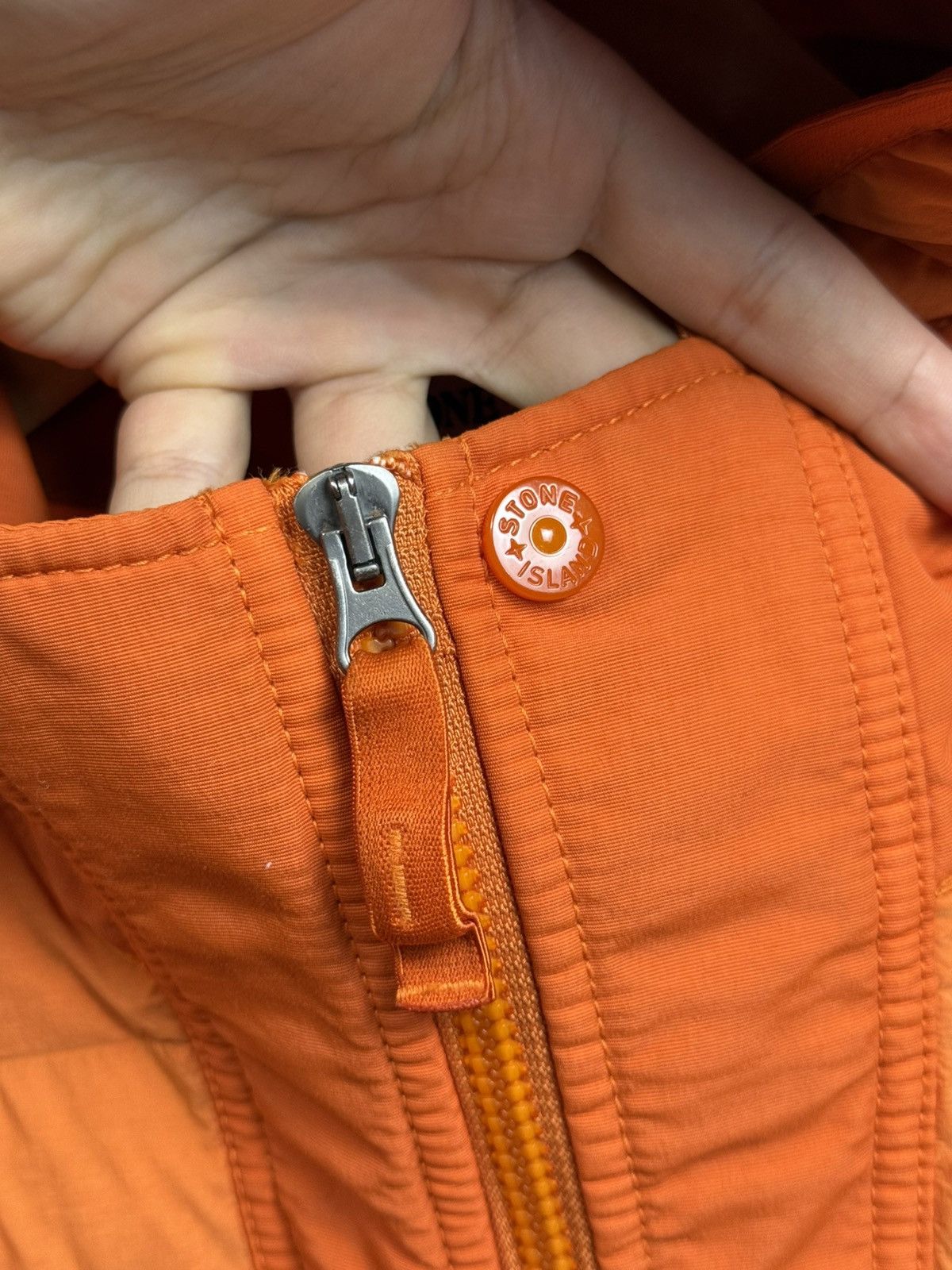 Stone Island Stone Island Insulated Puffer Jacket – Orange ( Size L) Size US L / EU 52-54 / 3 - 5 Thumbnail