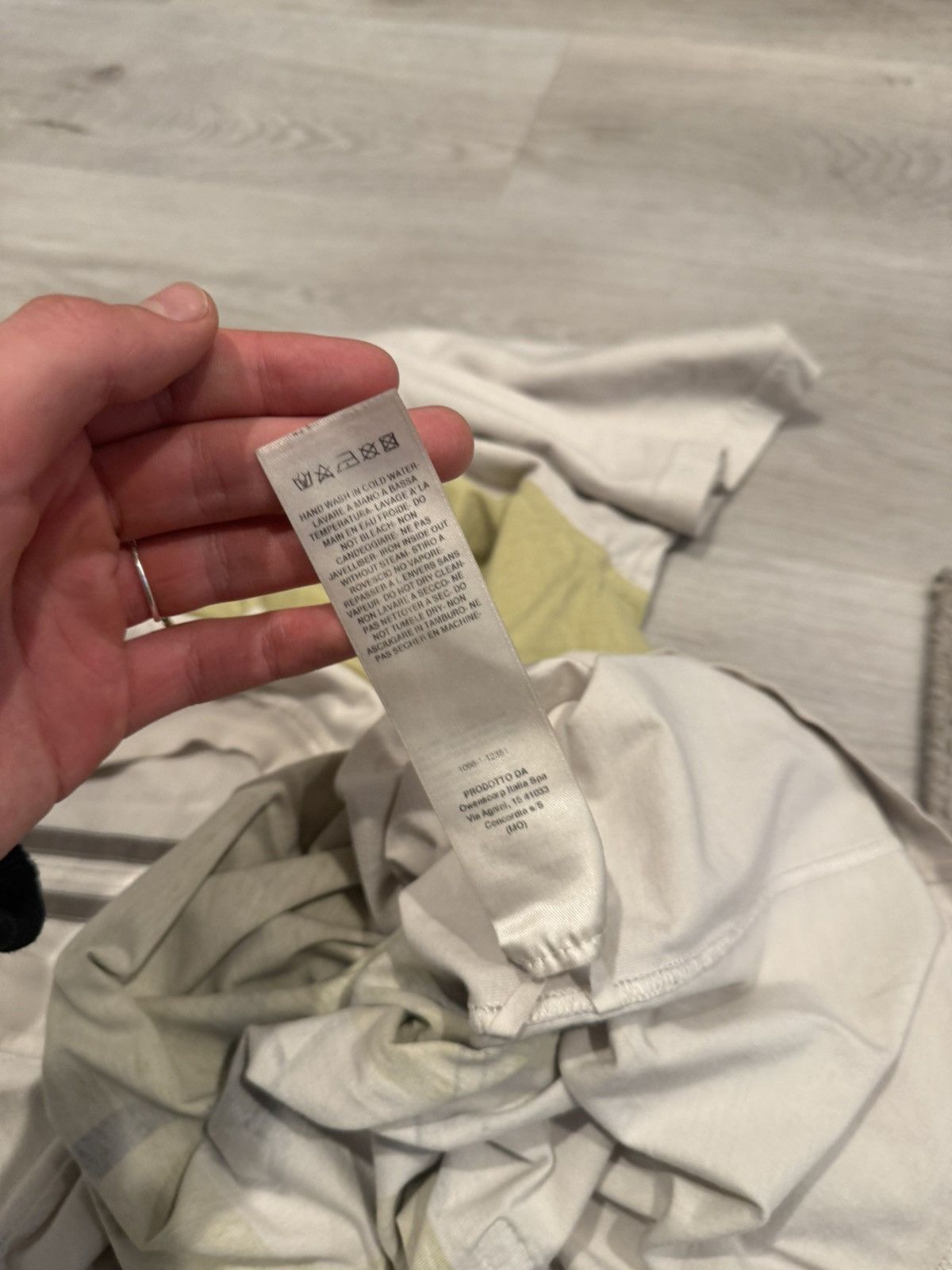 Rick Owens Drkshdw s/s 2019 milk/dark lime jumbo tee!! Size US M / EU 48-50 / 2 - 10 Thumbnail