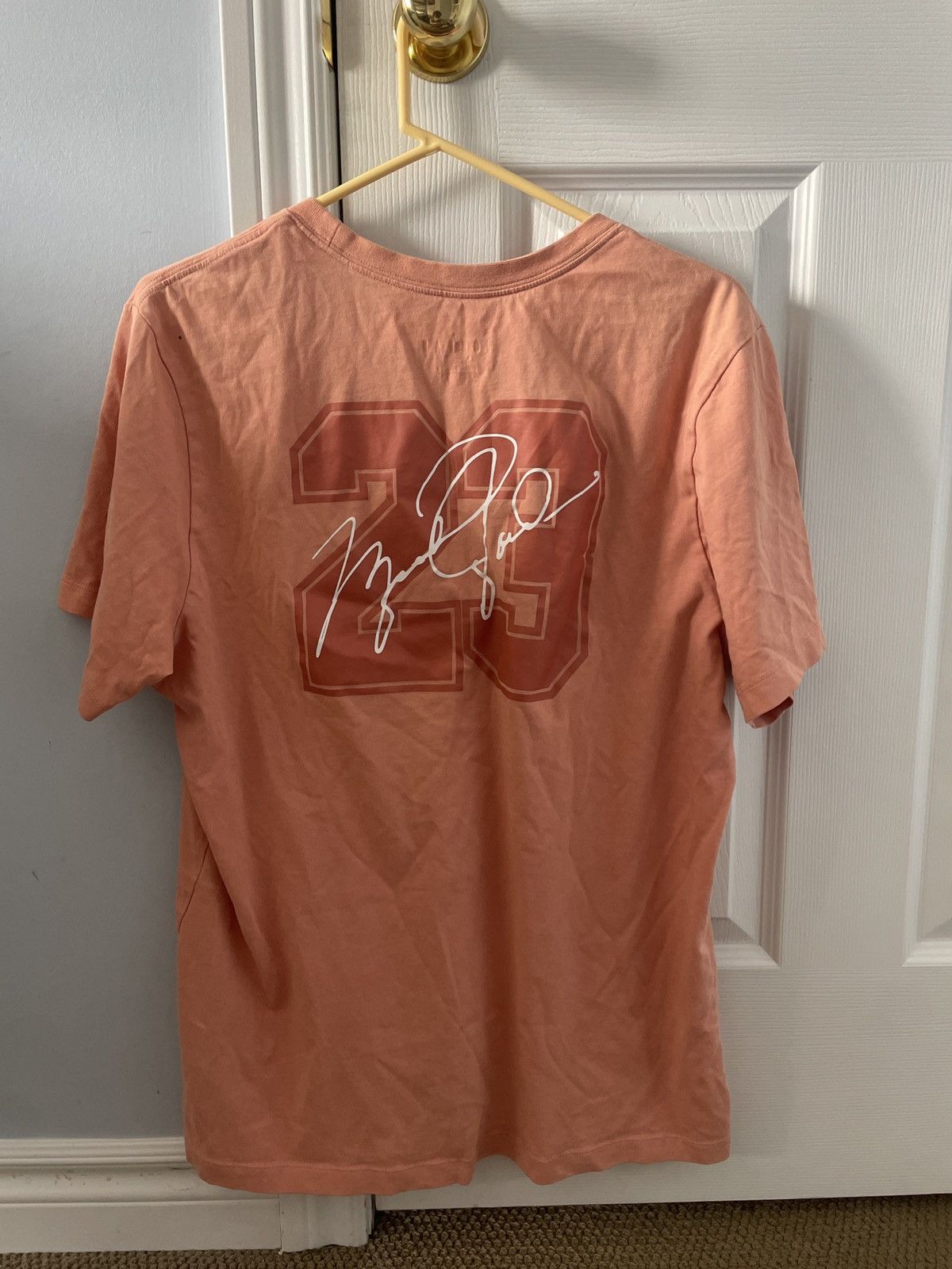 Nike Air Jordan Light Orange Tee Size US L / EU 52-54 / 3 - 2 Thumbnail