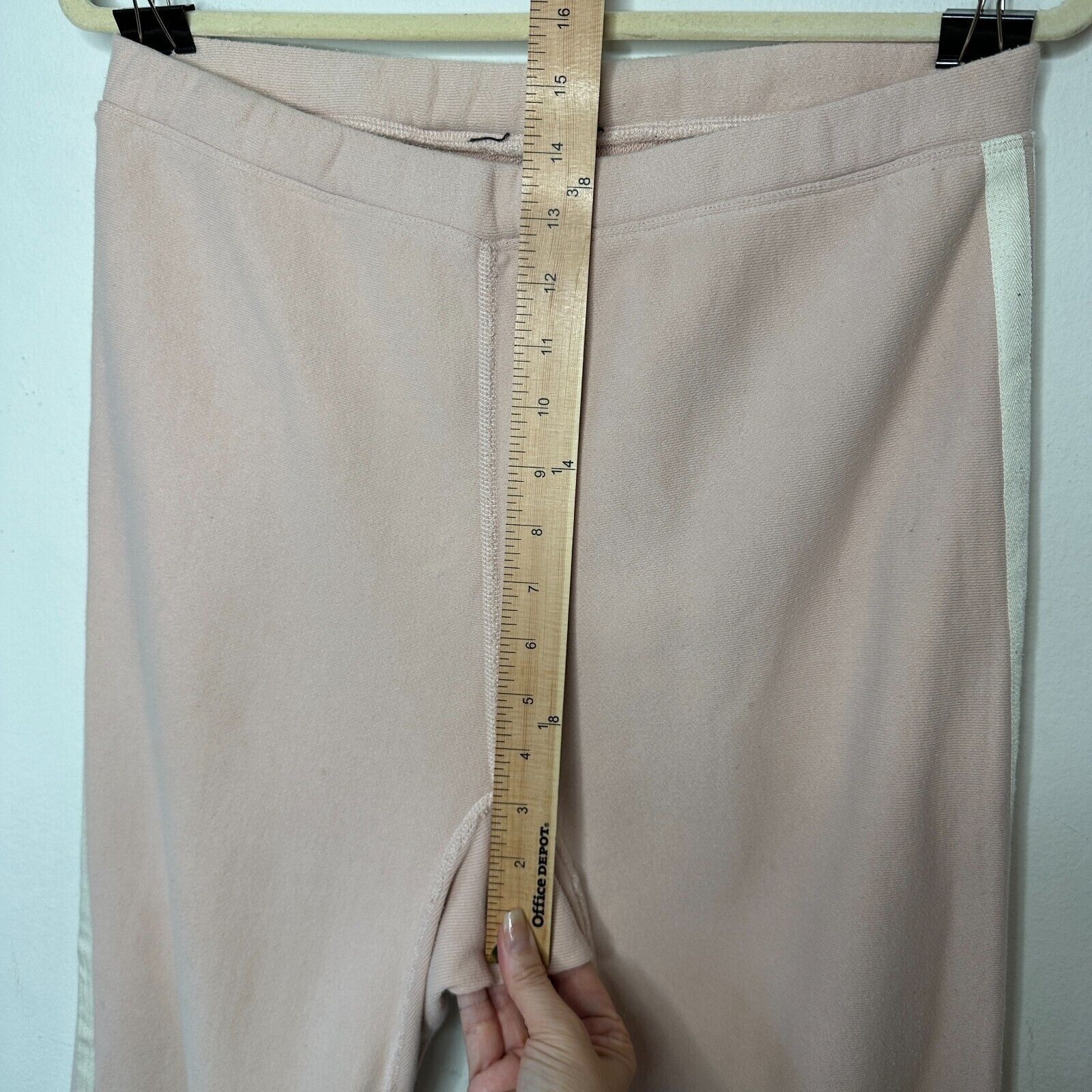 Pink Light Pink Drawstring High Waist Jogger White Side Stripe M Size 30" / US 8 / IT 44 - 8 Thumbnail