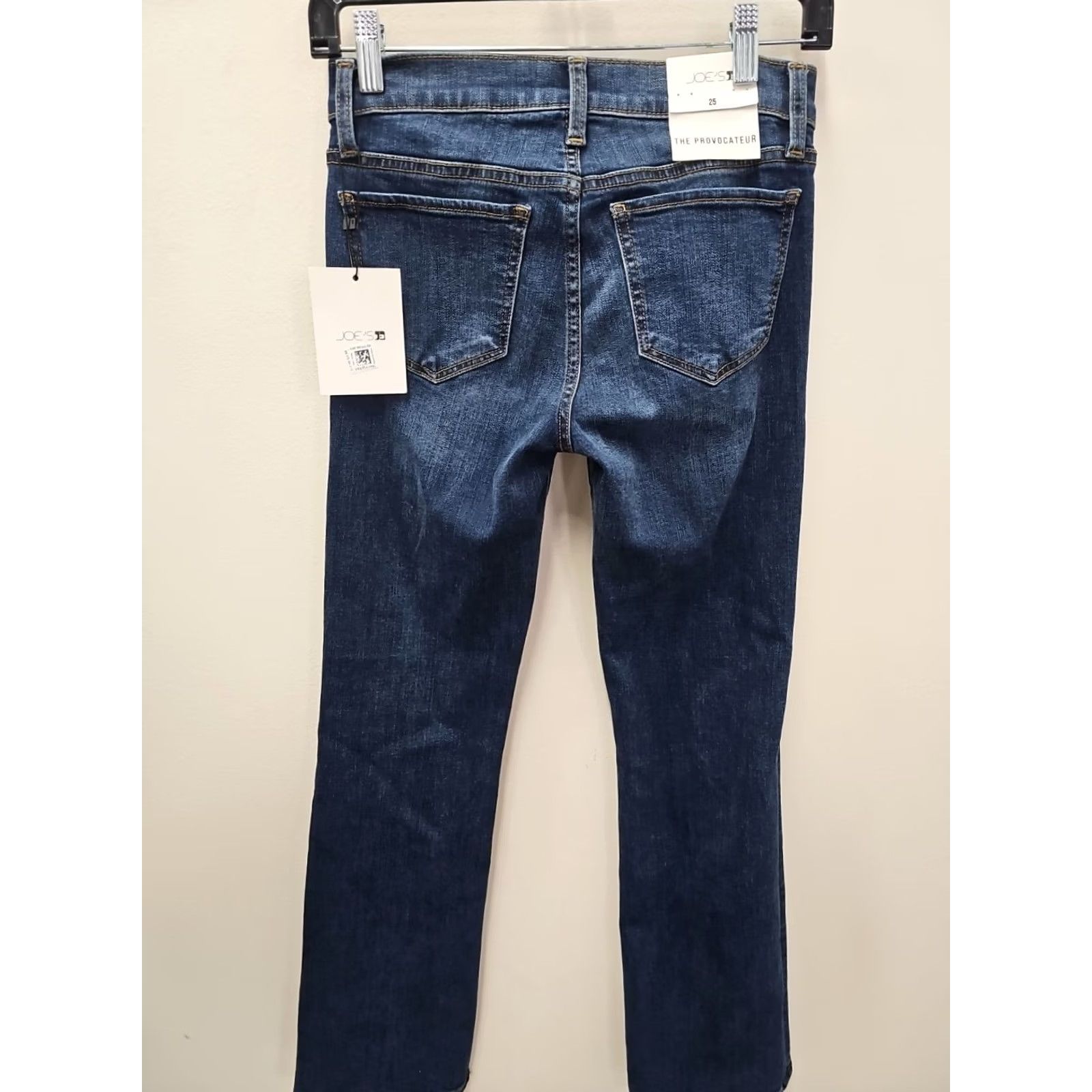 Vintage Joe's Jeans Provocateur Blue Dark Wash Bootcut Jeans Women 25 Regular 30in Inseam Denim 5-Pocket Slimming Stretch Size 42" / US 20 - 4 Thumbnail