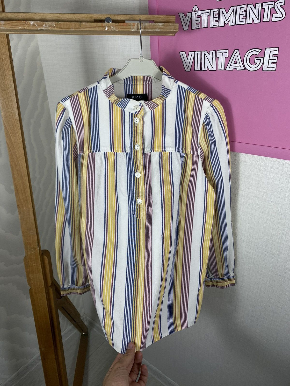 A.P.C. APC Blouse Long Sleeve Size S / US 4 / IT 40 - 8 Thumbnail