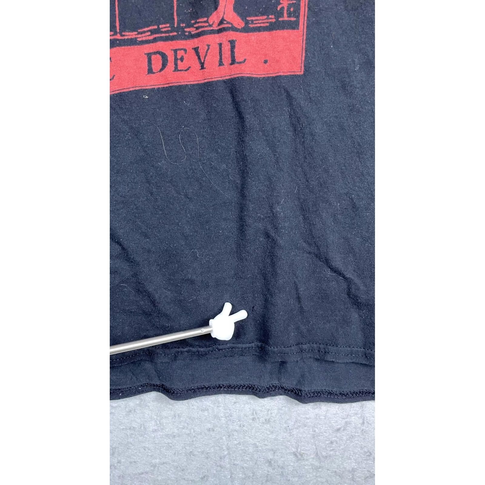 Gildan Gildan Mens 2XL Black The Devil Tarot Graphic Tee T-Shirt Occult Gothic Shirt Short Sleeve Crew Neck Size US XXL / EU 58 / 5 - 3 Thumbnail