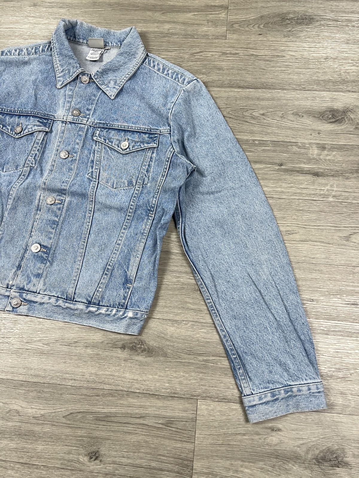Versace Jeans Couture Versace Jeans Couture Blue Denim Button Front Jacket L Size US L / EU 52-54 / 3 - 5 Thumbnail