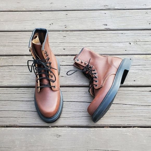 Red Wing Red Wing Shoes 8" Supersole 953 Brown Leather Lace-up Work S Size US 5 / IT 35 - 1 Thumbnail