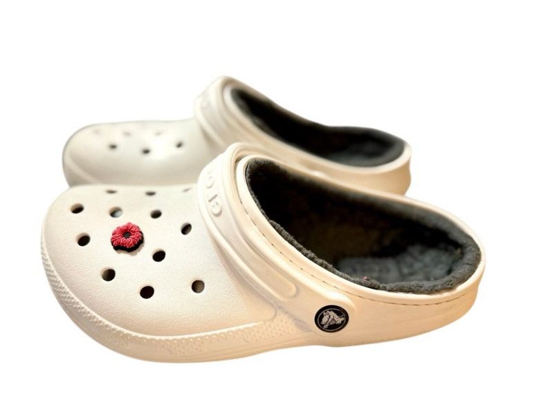 Crocs Crocs Classic Lined Clog White – Women’s Size W6 / Men’s M4 Size US 6 / IT 36 - 5 Thumbnail