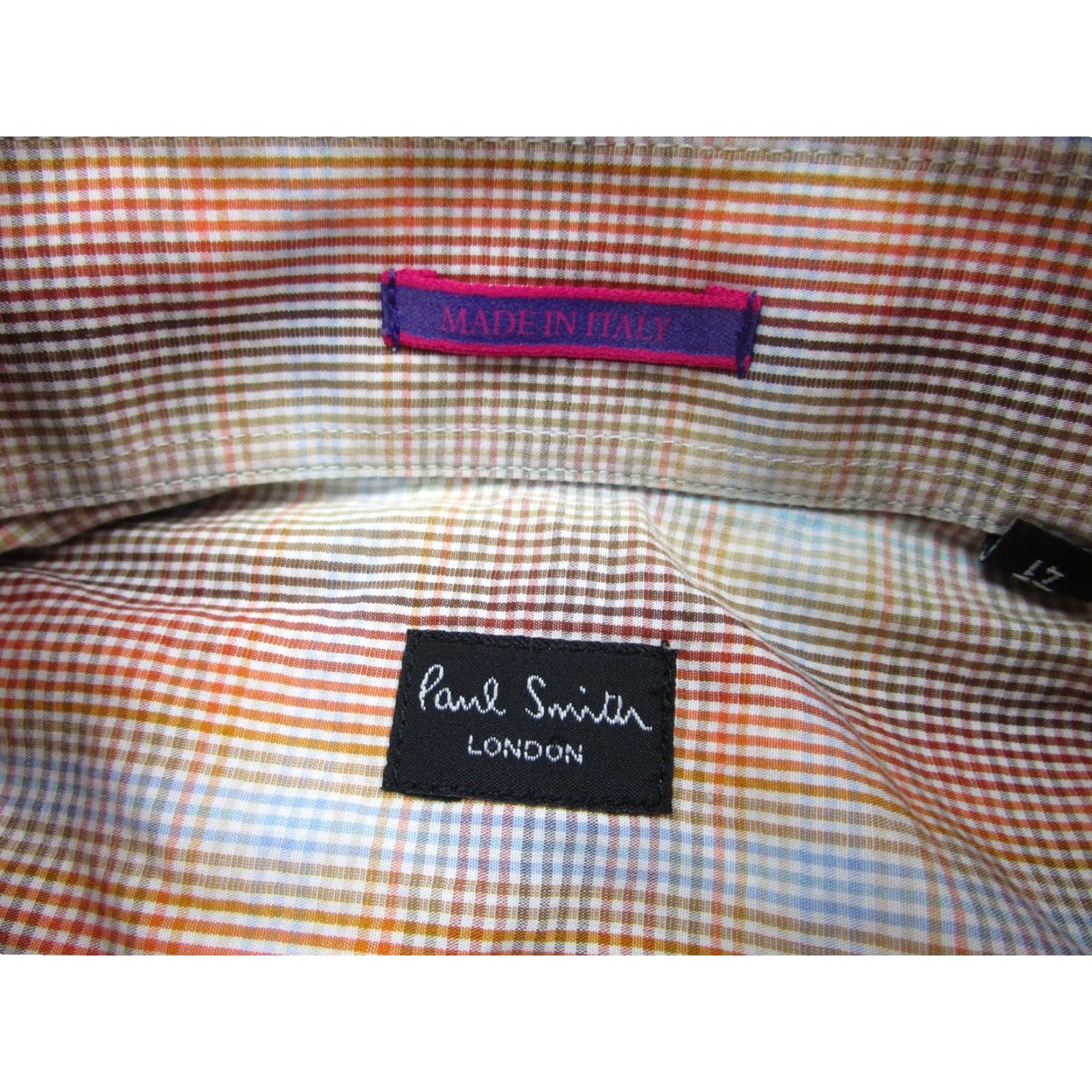 Paul Smith Paul Smith Button-Up Shirt Mens Large Multicolor Plaid Casual Cotton Long Sleeve Mens Size US L / EU 52-54 / 3 - 4 Thumbnail