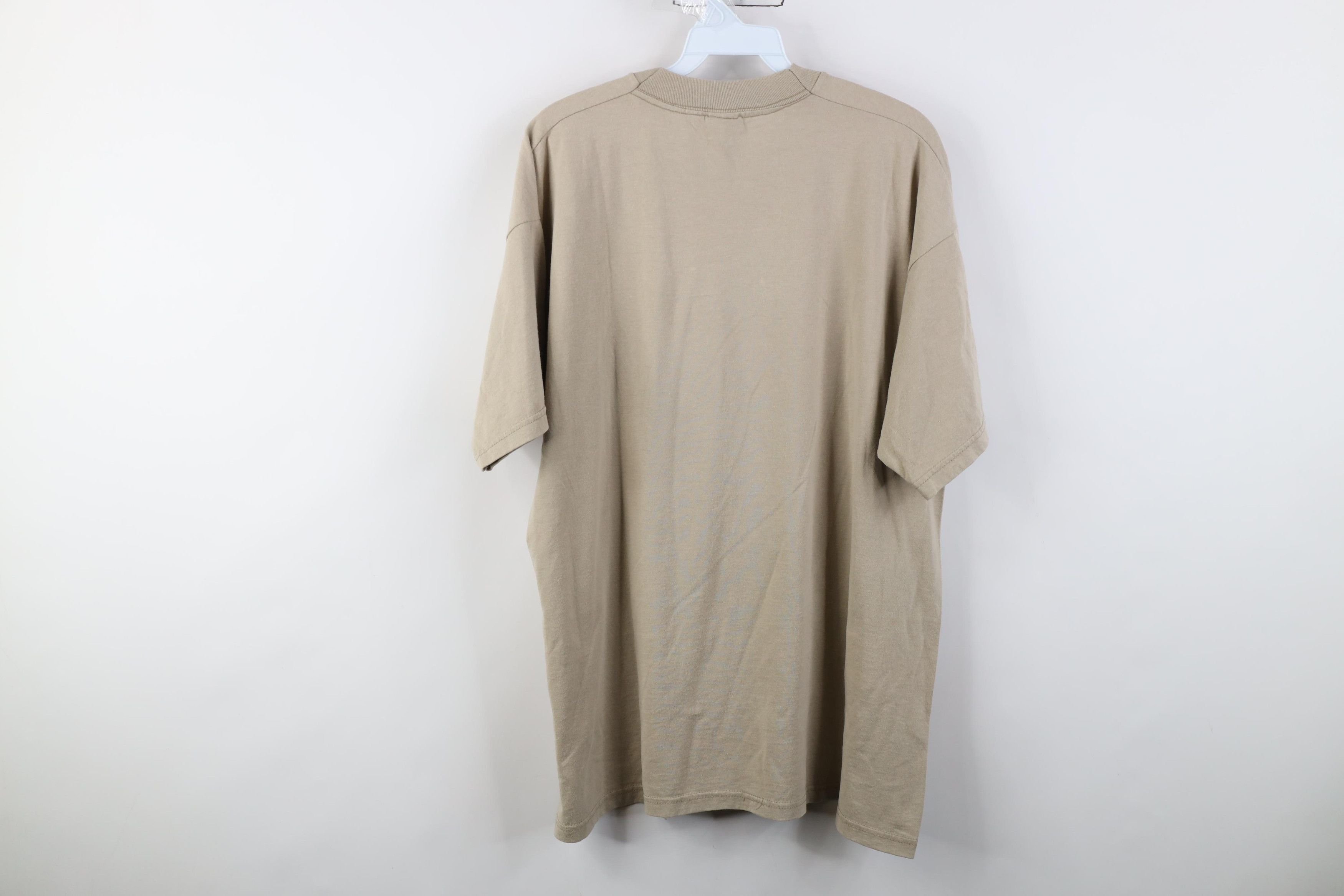 Fruit Of The Loom Vintage 90s Country Farmhouse Short Sleeve T-Shirt Beige Size XL / US 12-14 / IT 48-50 - 10 Thumbnail