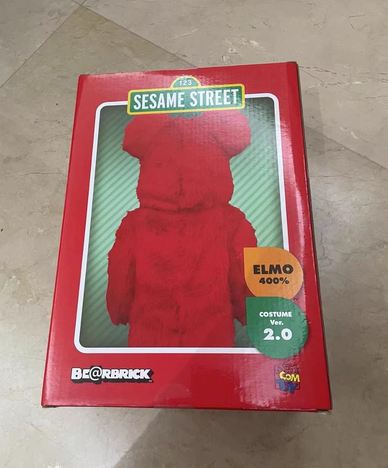 Japanese Brand Bearbrick Sesame Street Elmo Costume Ver. 400% Size ONE SIZE - 3 Thumbnail