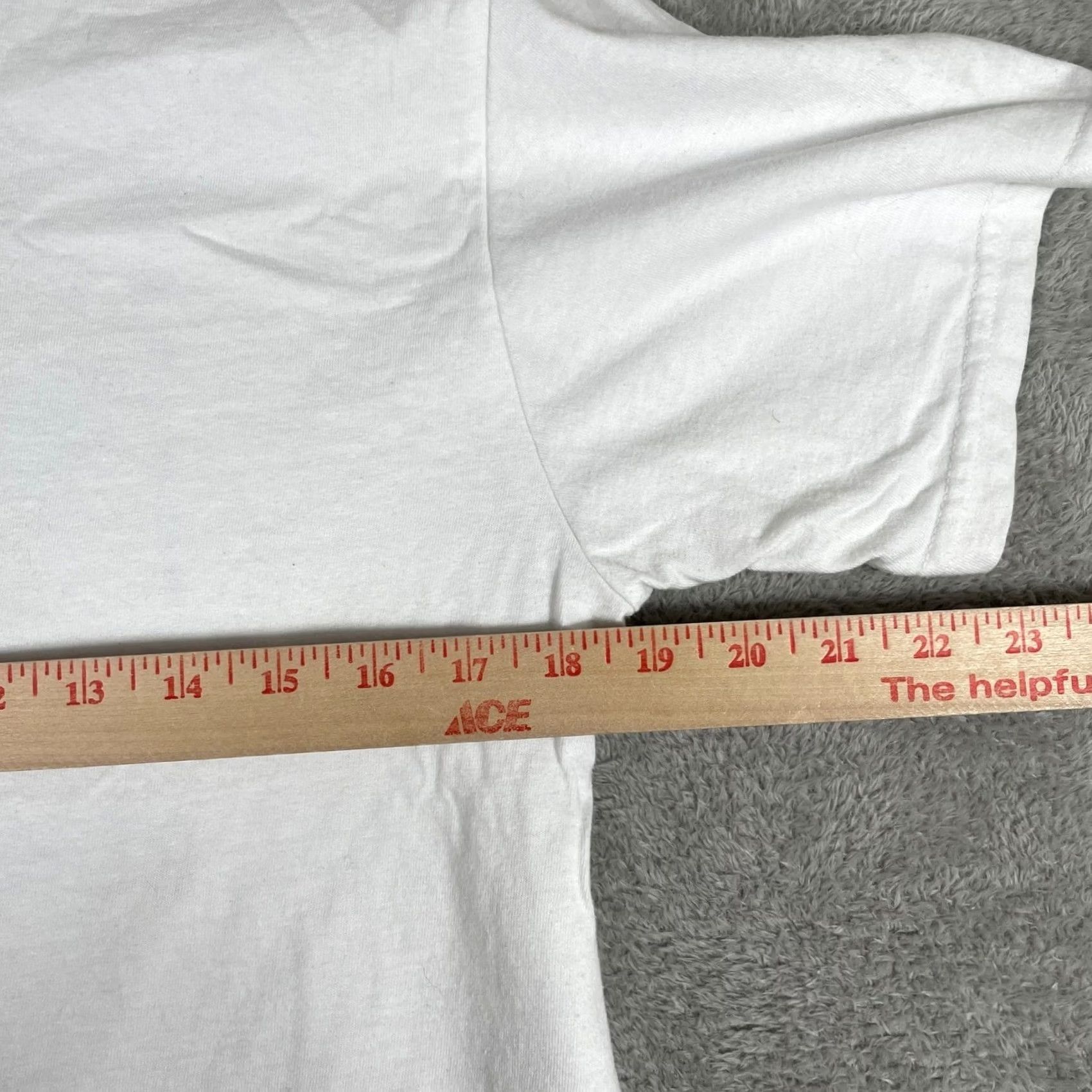 Gildan Fiddlehead Band T Shirt Mens Medium White Graphic Massachusetts Hardcore Tee Size US M / EU 48-50 / 2 - 7 Thumbnail