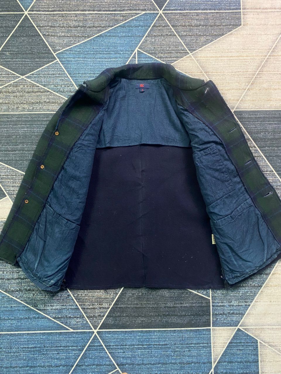 45rpm Vintage R by 45RPM Plaid Wool Jacket Size US L / EU 52-54 / 3 - 8 Thumbnail