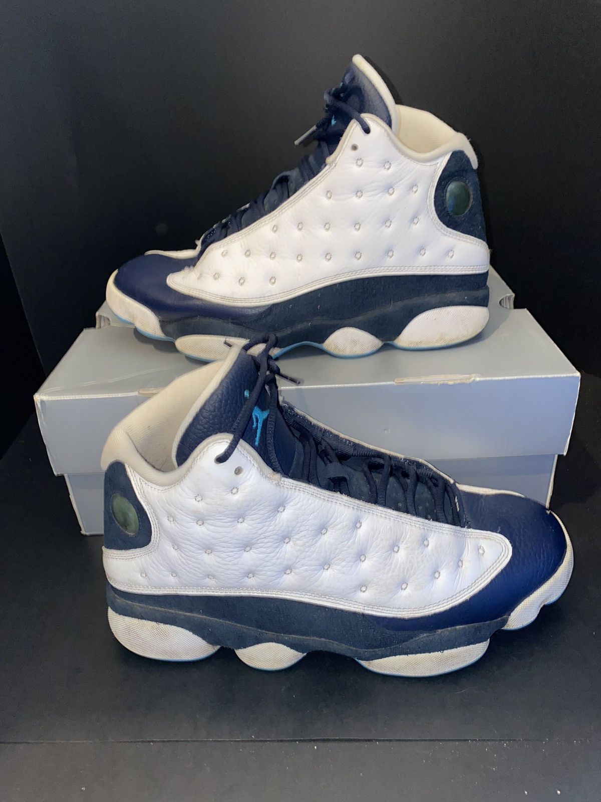 Jordan Brand Air Jordan 13 Retro “Obsidian Navy” UNC Size 10 W Rep Box Size US 10 / EU 43 - 2 Thumbnail