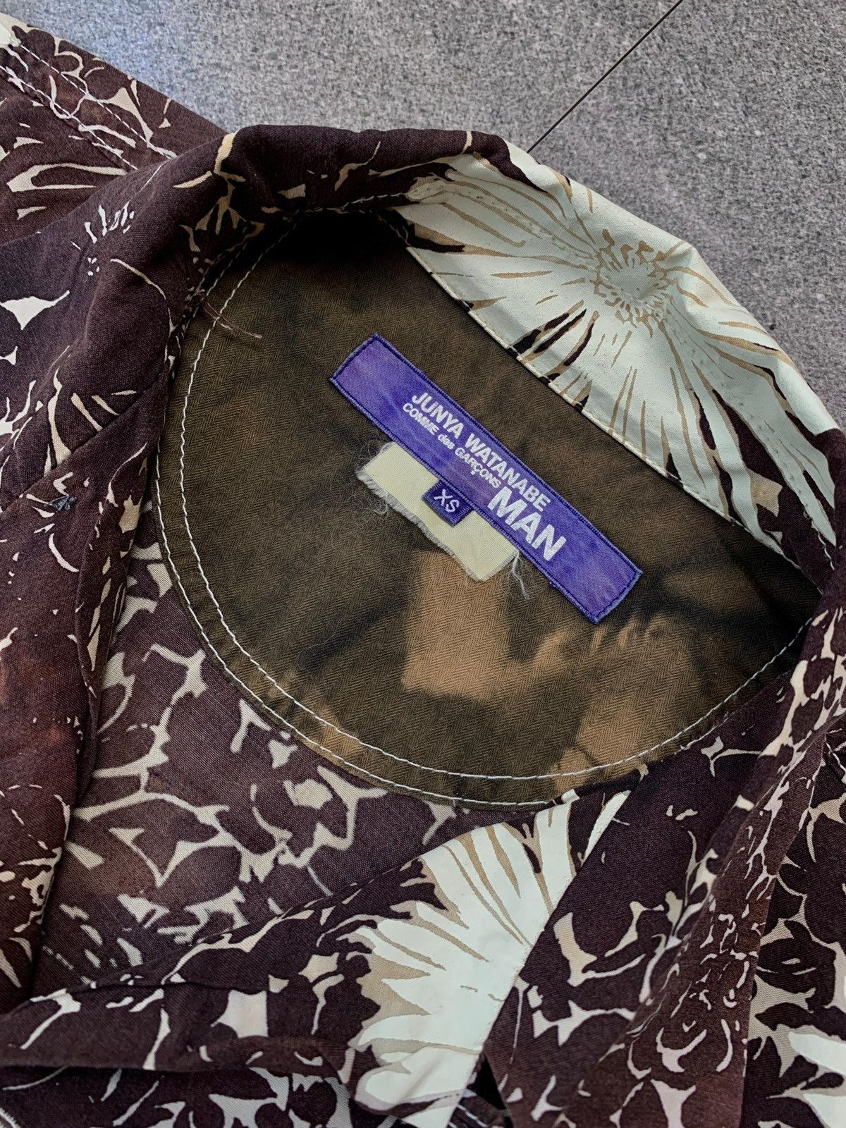 Junya Watanabe FREE TAX! SS 2017 Floral Viscose Camp Collar Shirt - Small Size US S / EU 44-46 / 1 - 8 Thumbnail