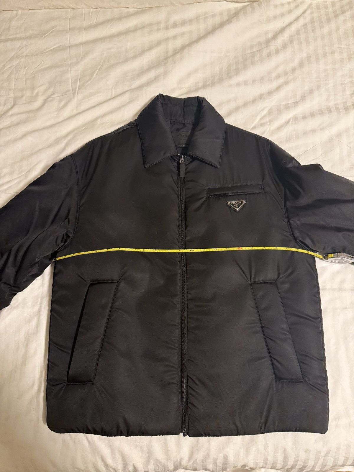 Prada Rare Prada Nylon Padded Logo Coach Jacket Size US XS / EU 42 / 0 - 12 Thumbnail