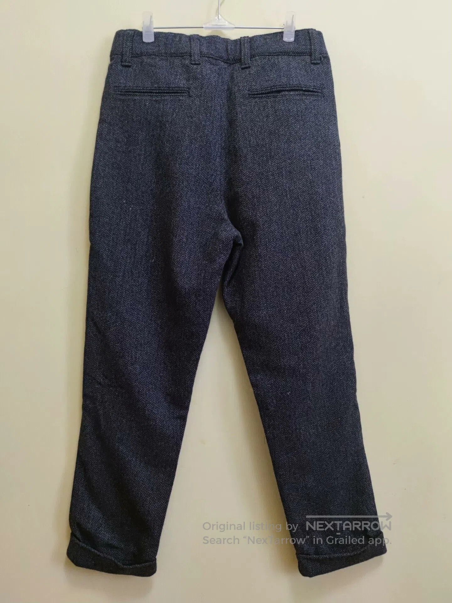 Other Japan Blue Herringbone Wool Tapered Pants. Size US 30 / EU 46 - 4 Thumbnail