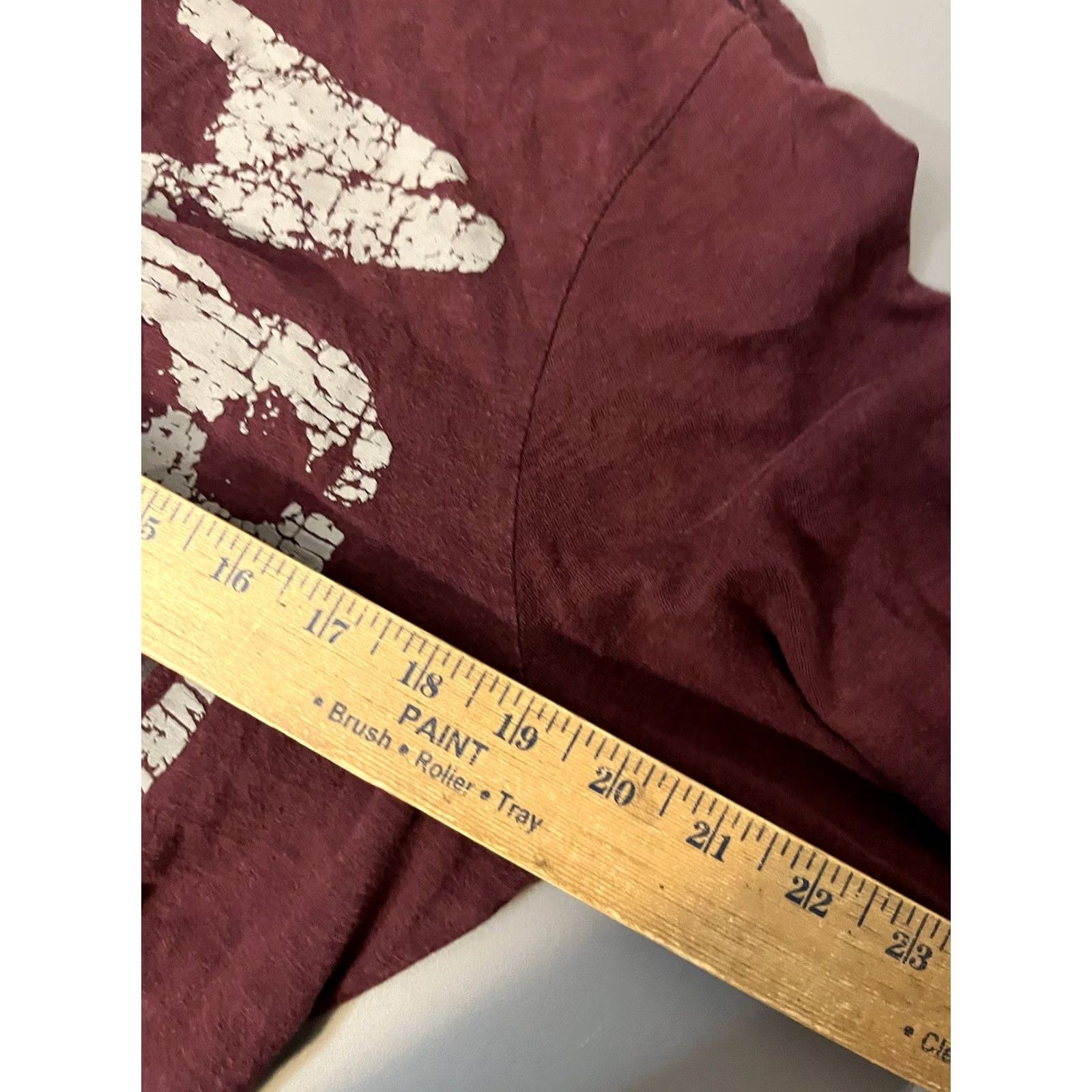 Aeropostale Aeropostale Graphic Tee Mens T-Shirt Size M Maroon Long Sleeve Y2K Designer T-Shirt Vintage? Size US M / EU 48-50 / 2 - 5 Thumbnail