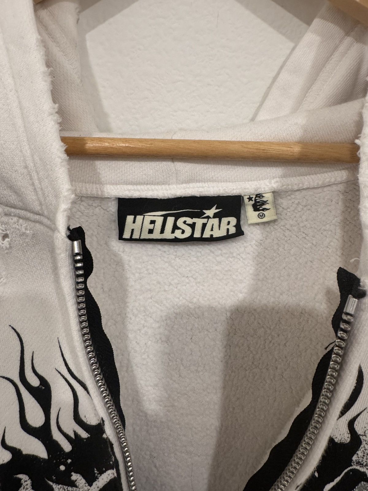 HELLSTAR Hellstar Records Glitter Zip-Up Hoodie Size US M / EU 48-50 / 2 - 10 Thumbnail