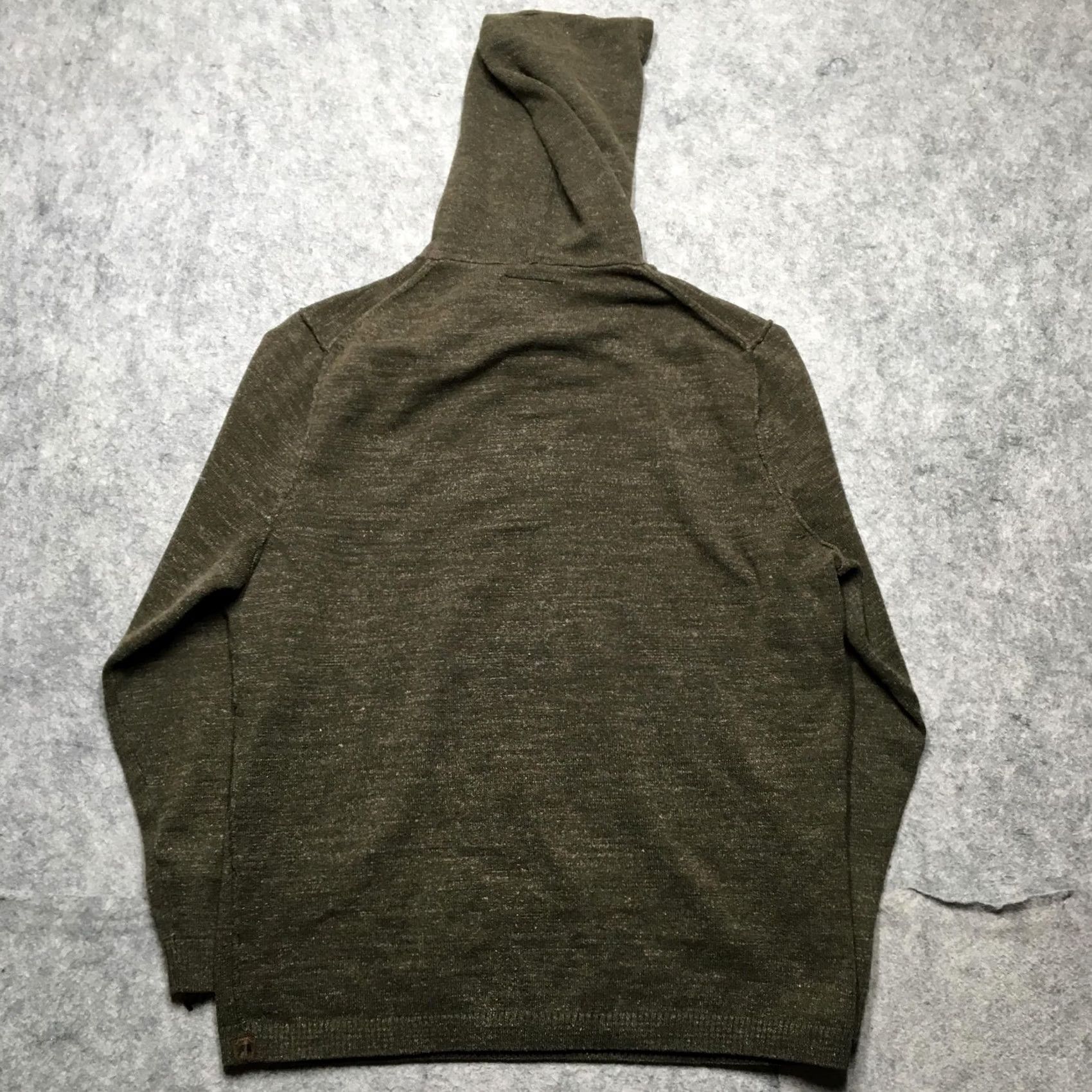 Vintage The Normal Brand Hooded Sweater Mens Large Green Cotton Polyester Knit Hoodie Size US L / EU 52-54 / 3 - 5 Thumbnail