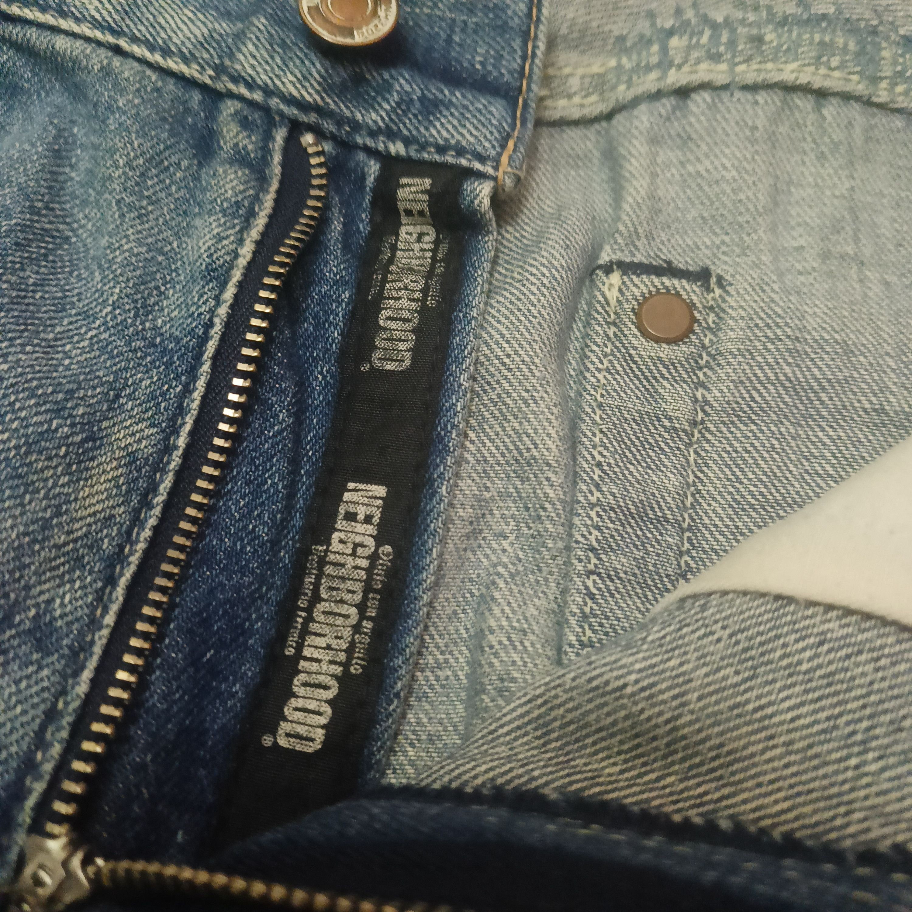 Neighborhood Rare!!! Neighborhood Savage Selvedge Jeans Distressed Jeans Size US 33 - 8 Thumbnail
