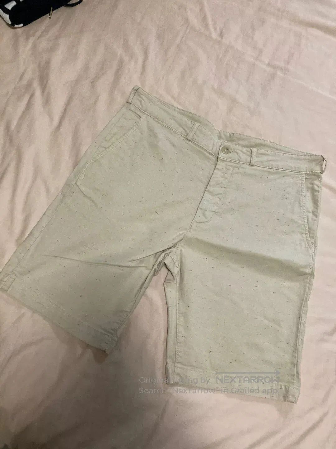 Maison Kitsune maison kitsune cotton linen shorts size 32. Size US 32 / EU 48 - 1 Thumbnail