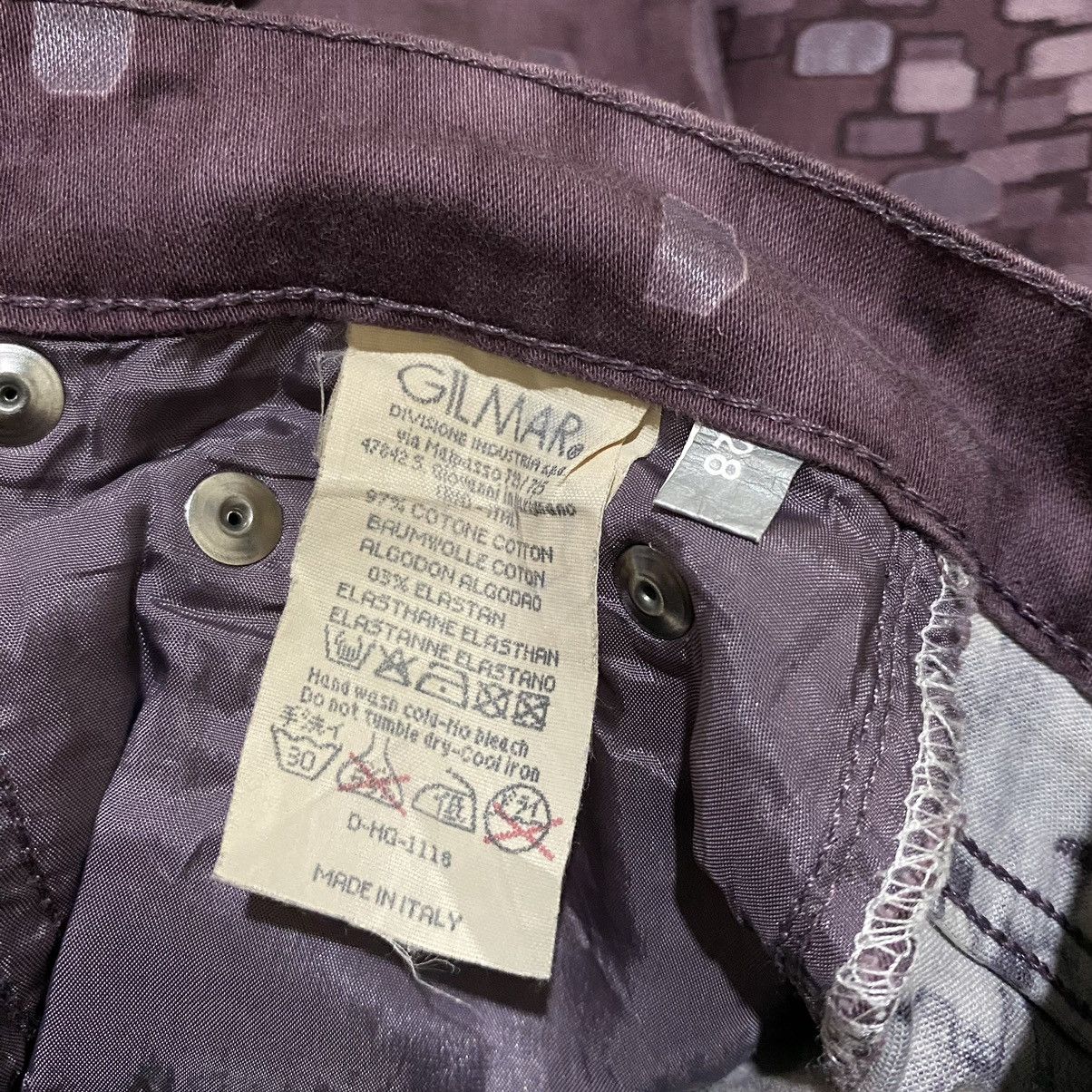Iceberg × Vintage Icejeans by Iceberg Printed Streach Jeans Size 28" / US 6 / IT 42 - 11 Thumbnail