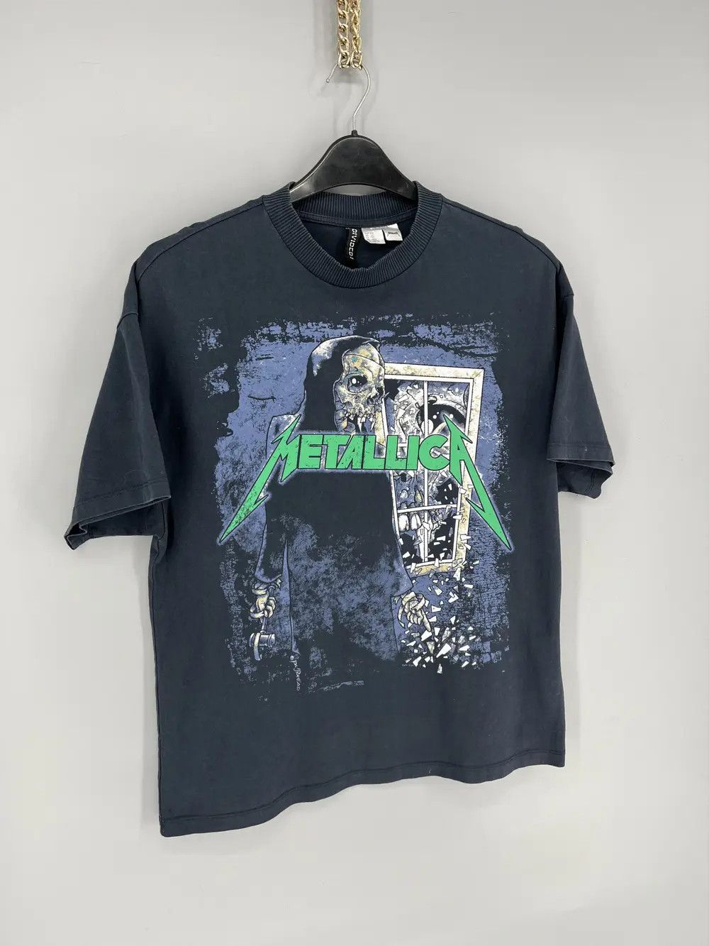 Band Tees Vintage Y2K Metallica Skulls Dead Face Band Rock Streetwear Size US L / EU 52-54 / 3 - 2 Thumbnail