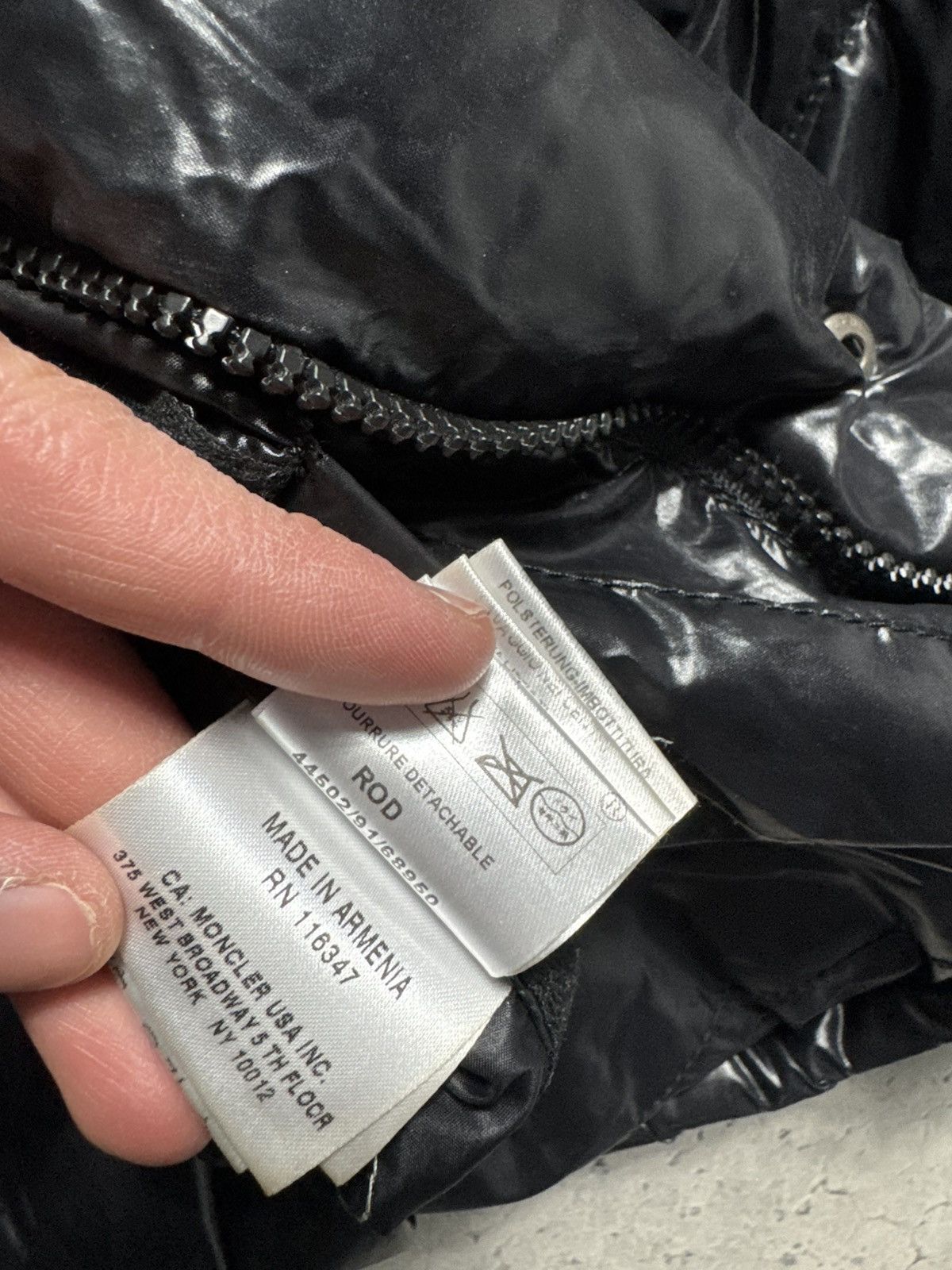 Moncler Moncler Maya Luxury Black Down Puffer Jacket Size 7 Vintage Size US XXL / EU 58 / 5 - 19 Thumbnail
